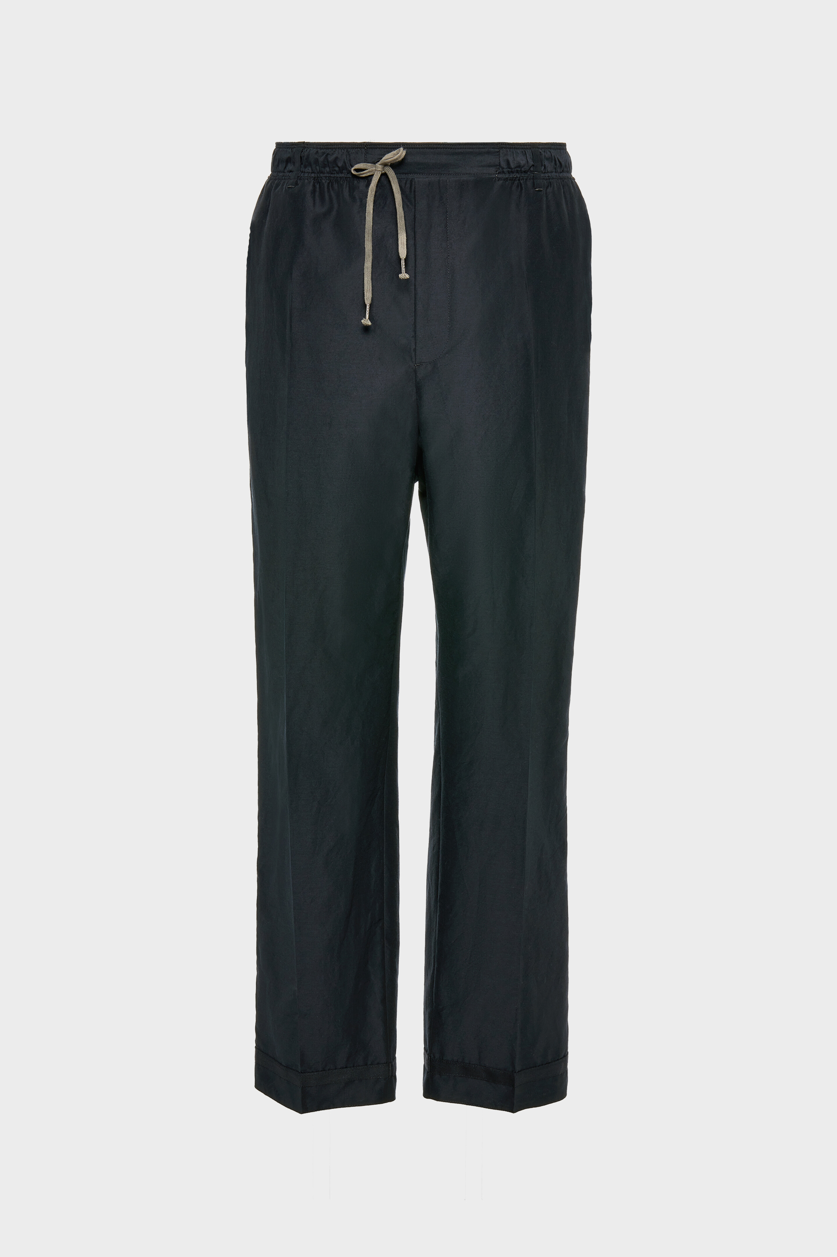 Pantalon &agrave; cordon en coton
