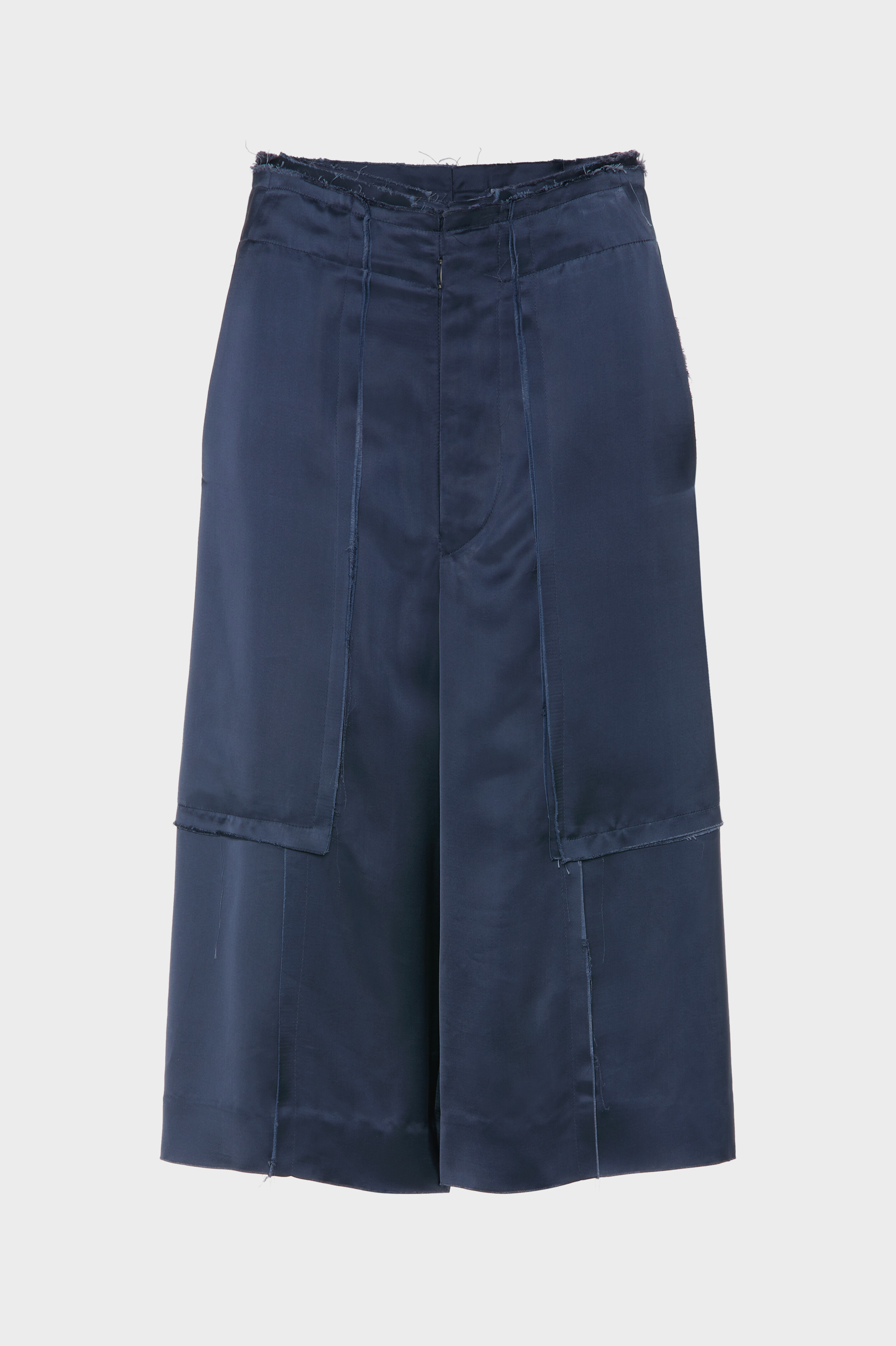 Patchwork Satin Shorts