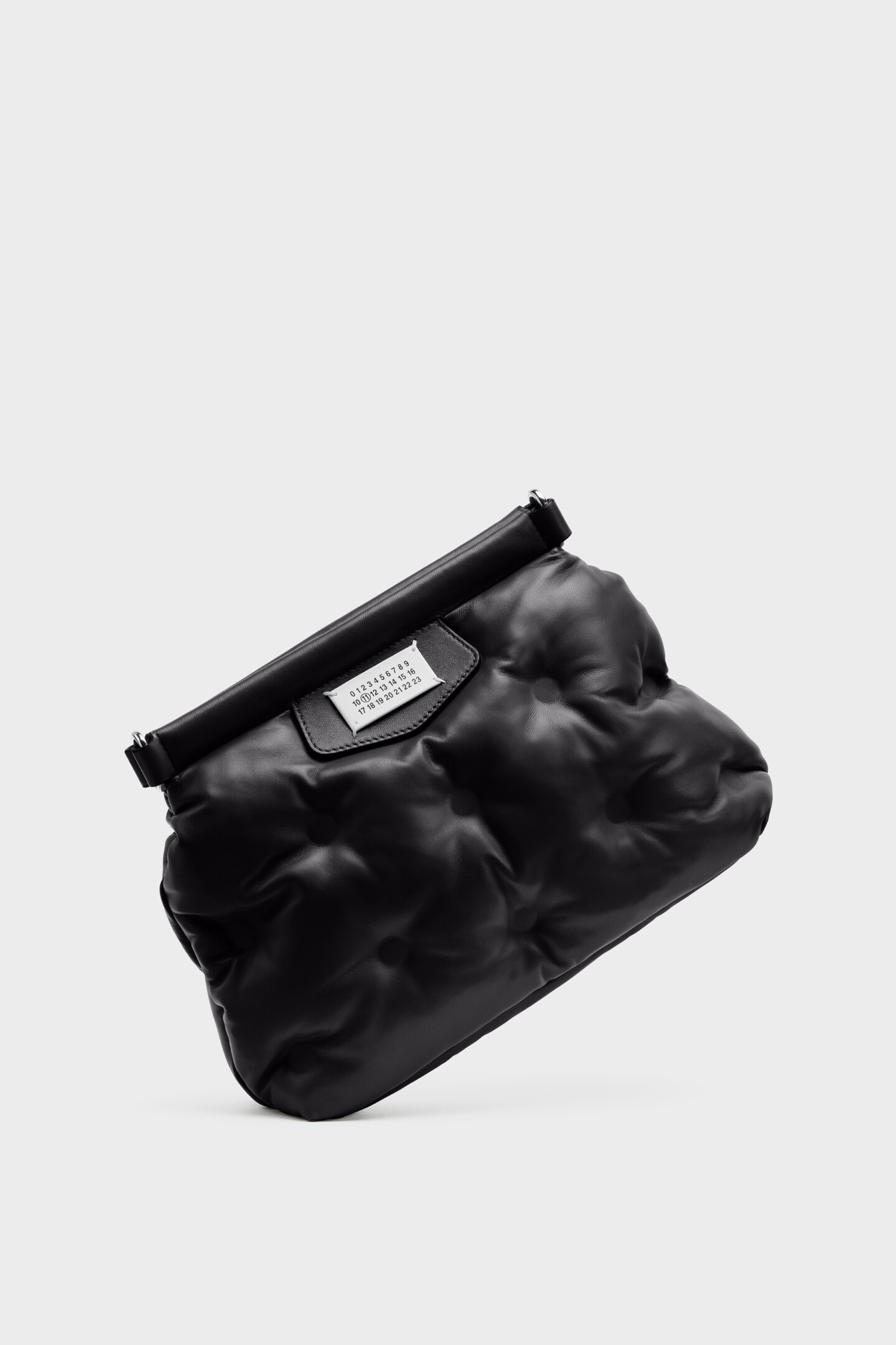 Sac Ceinture Maison Margiela Glam Slam En Nylon Rembourré - Noir - Neuf