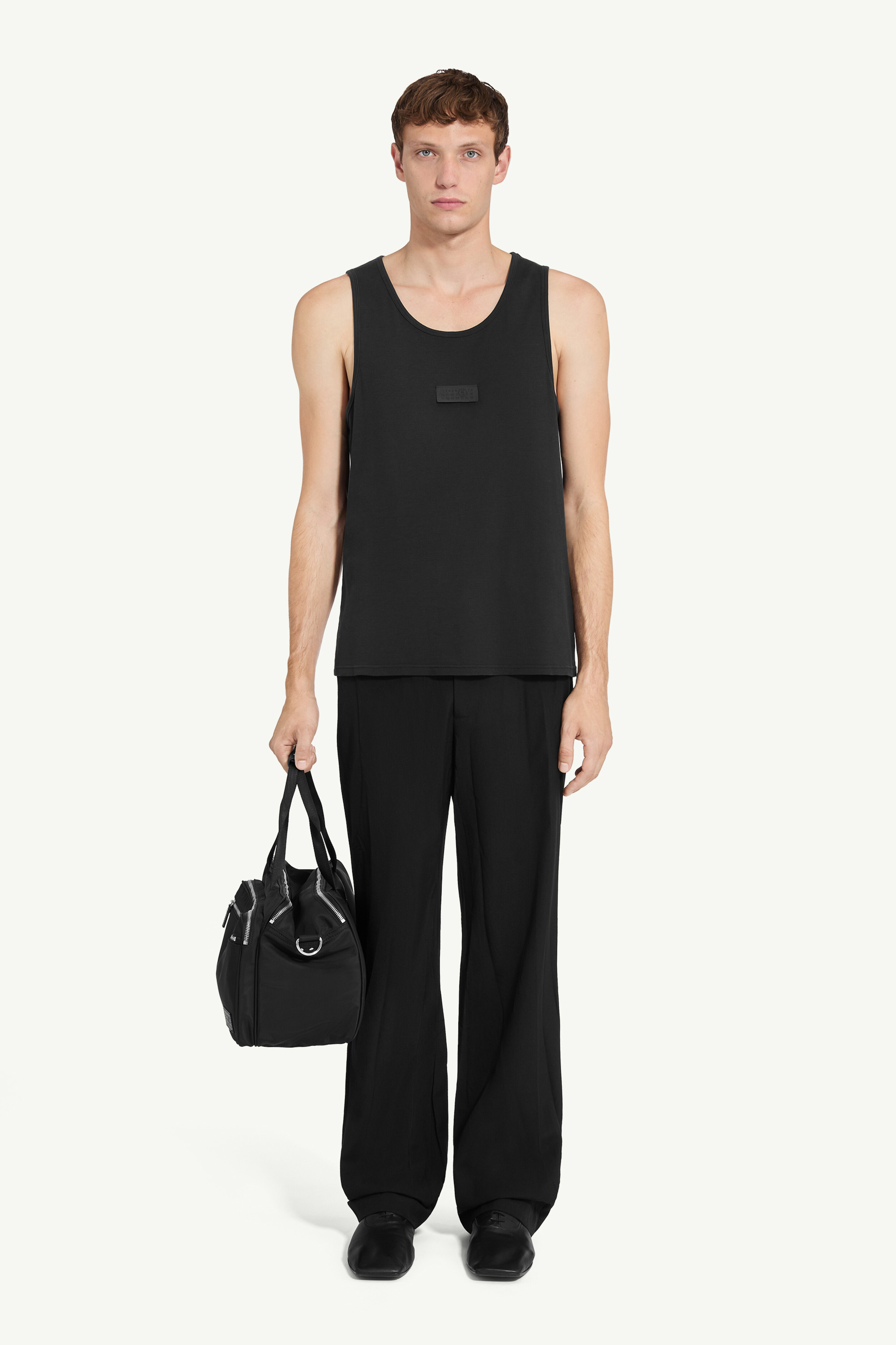 Ribbed jersey tank top