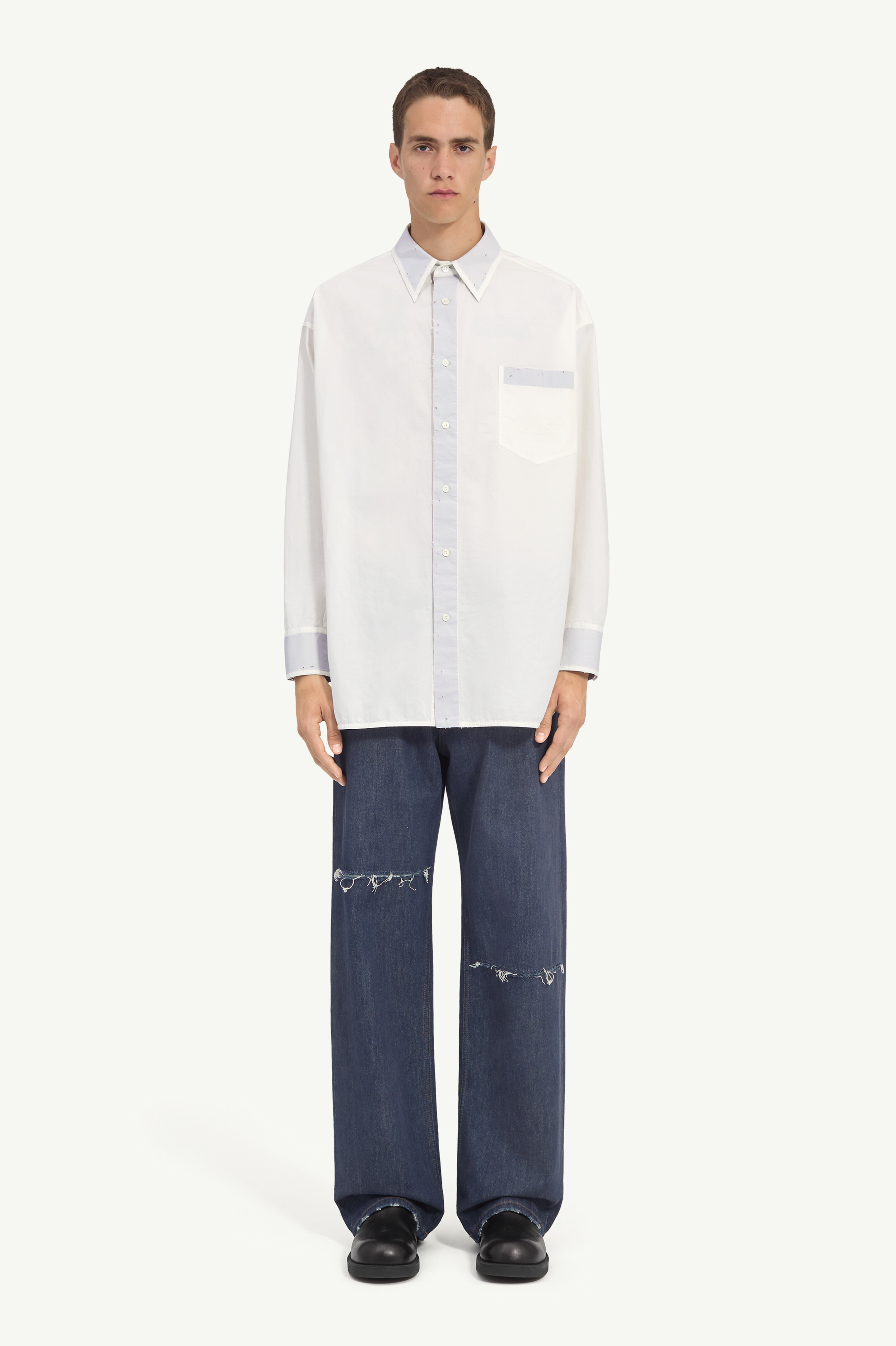 Cotton poplin shirt