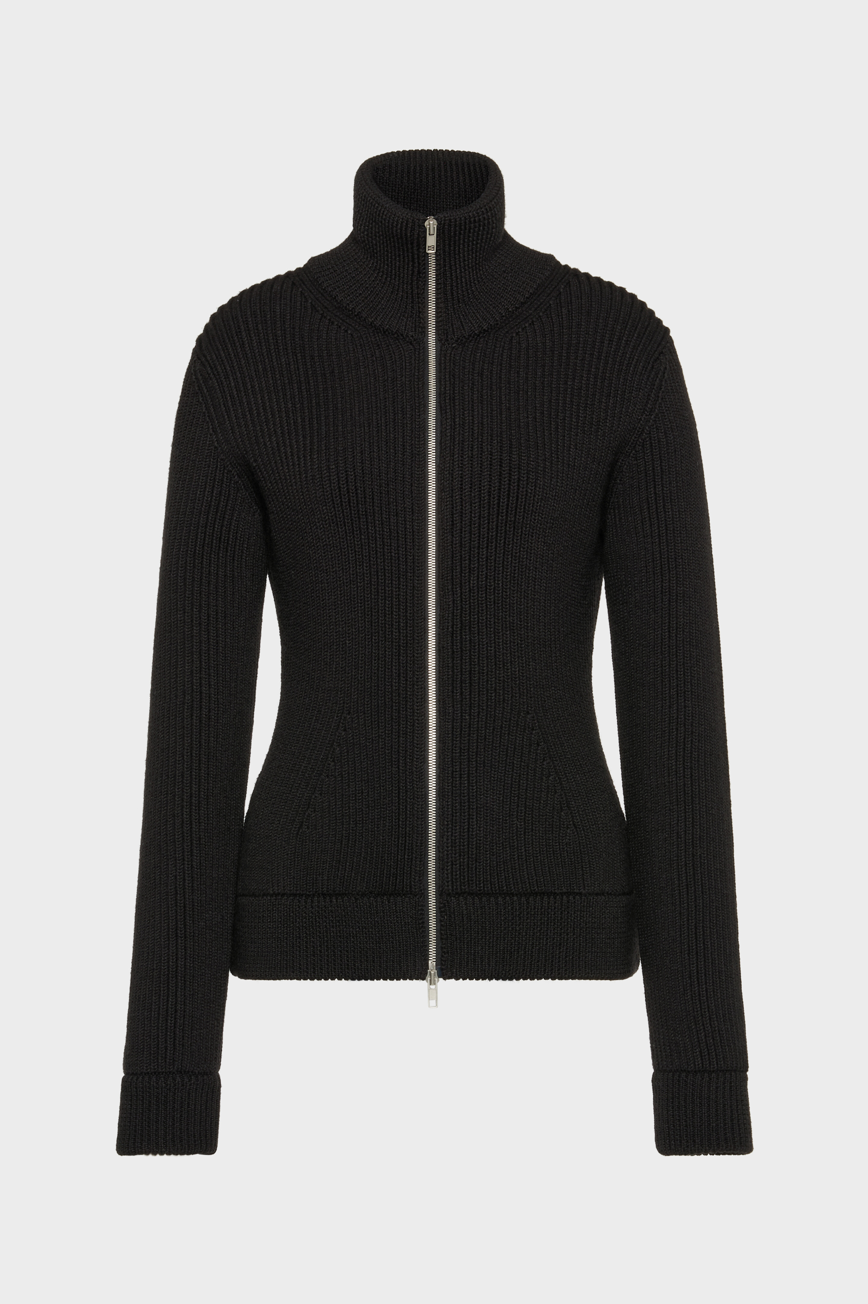 Cardigan zipp&eacute; en laine