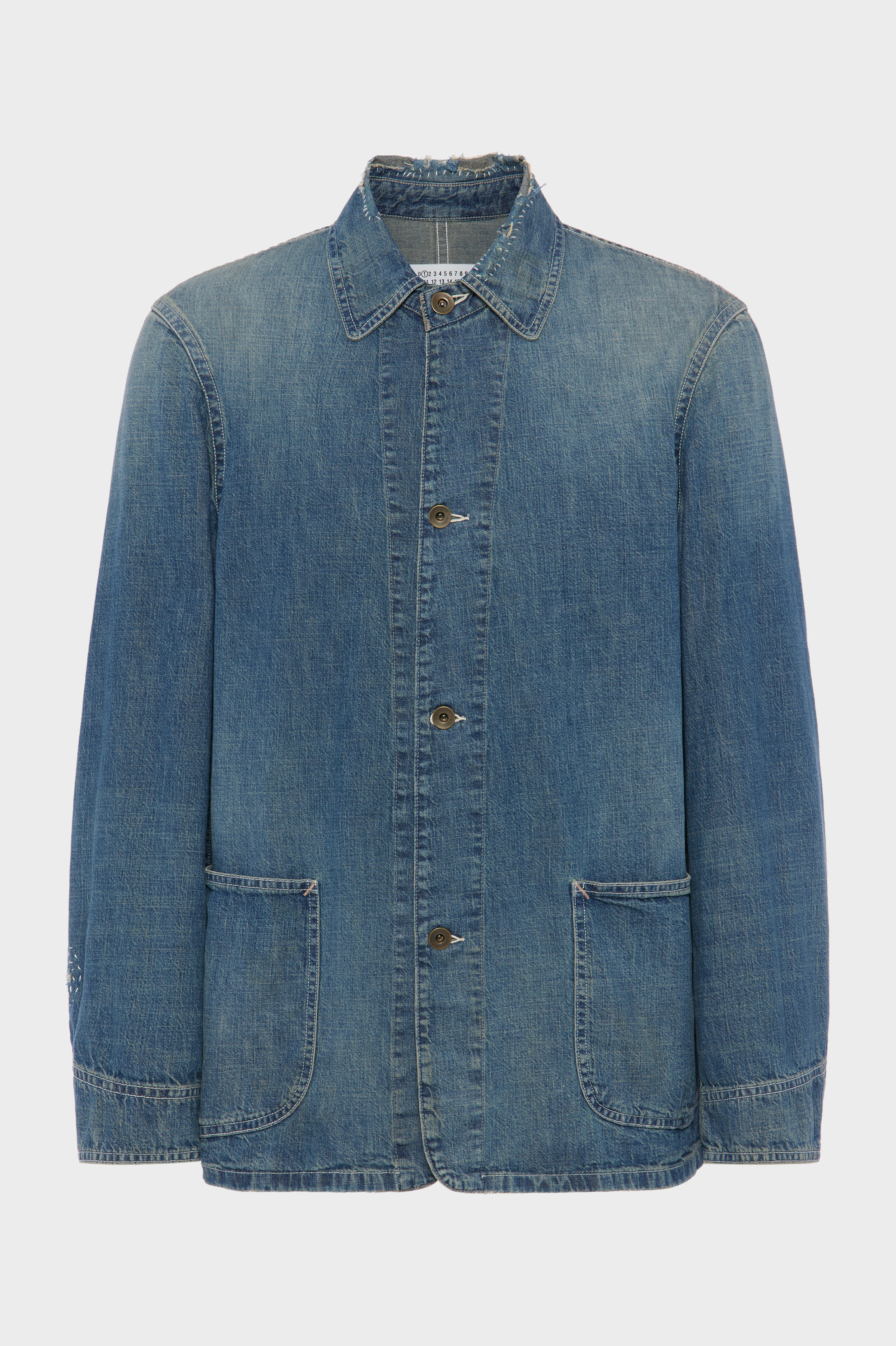 Denim caban jacket