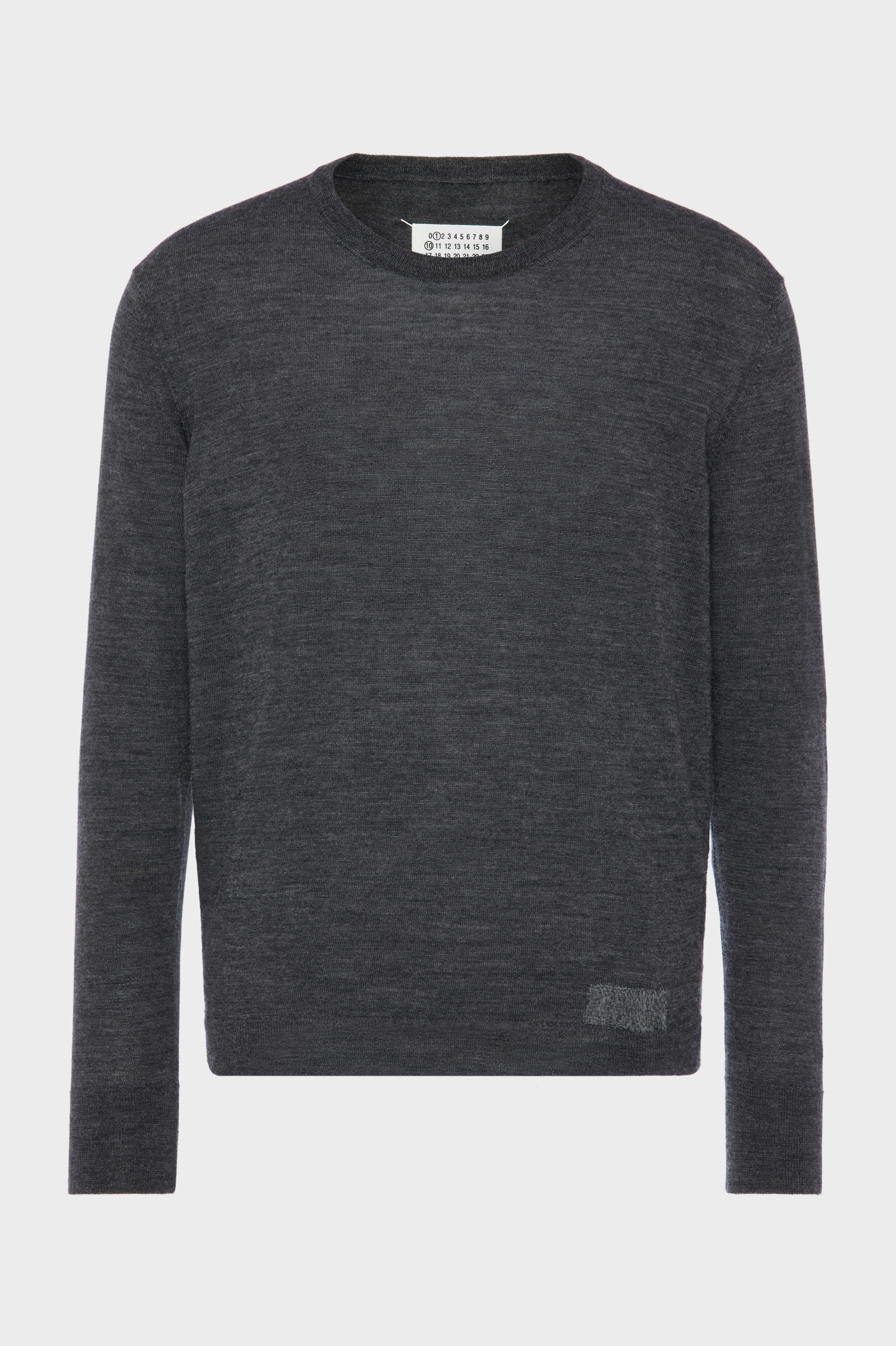 Wool-blend patch sweater