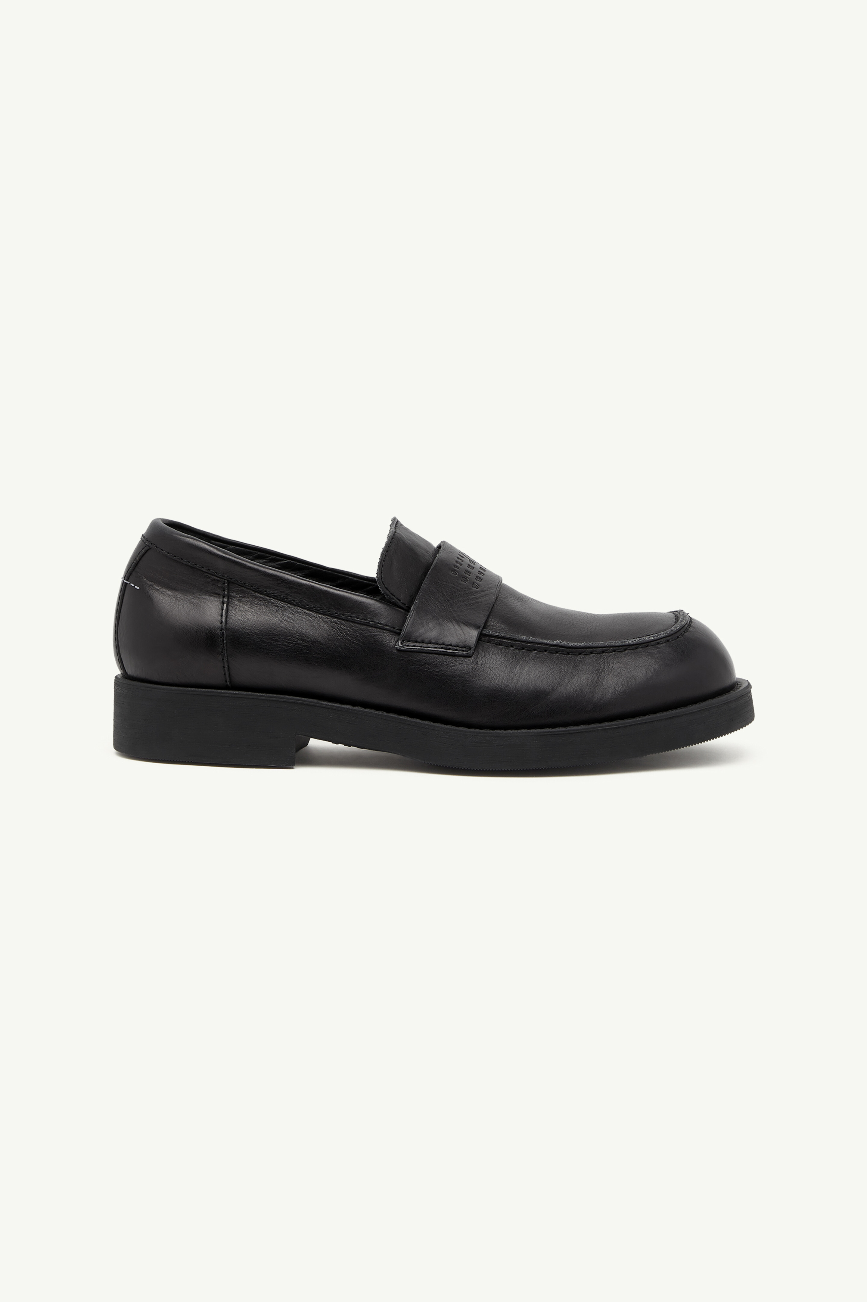 Biker-Loafer aus gewaschenem Wildleder