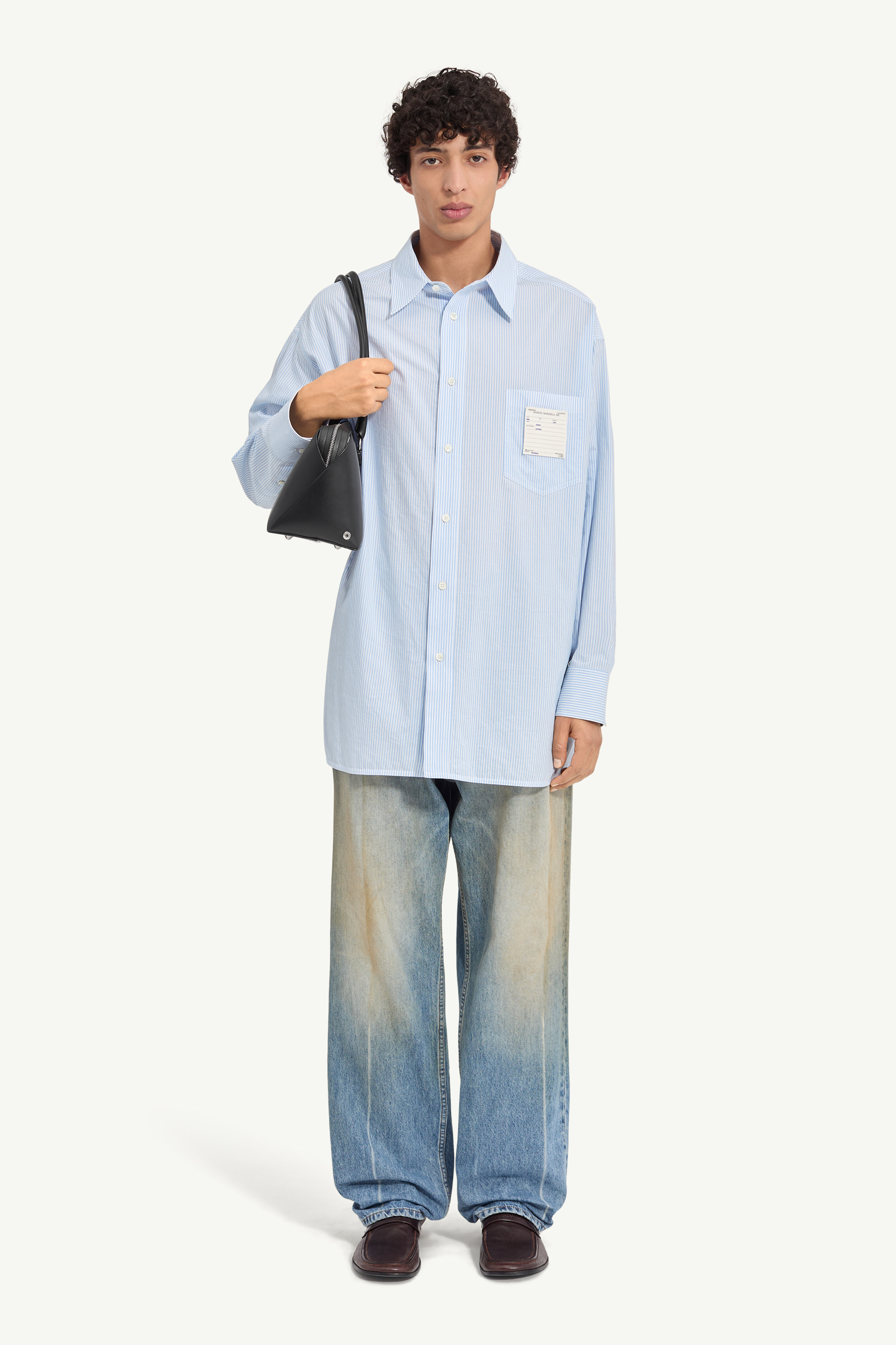 Striped Poplin Shirt