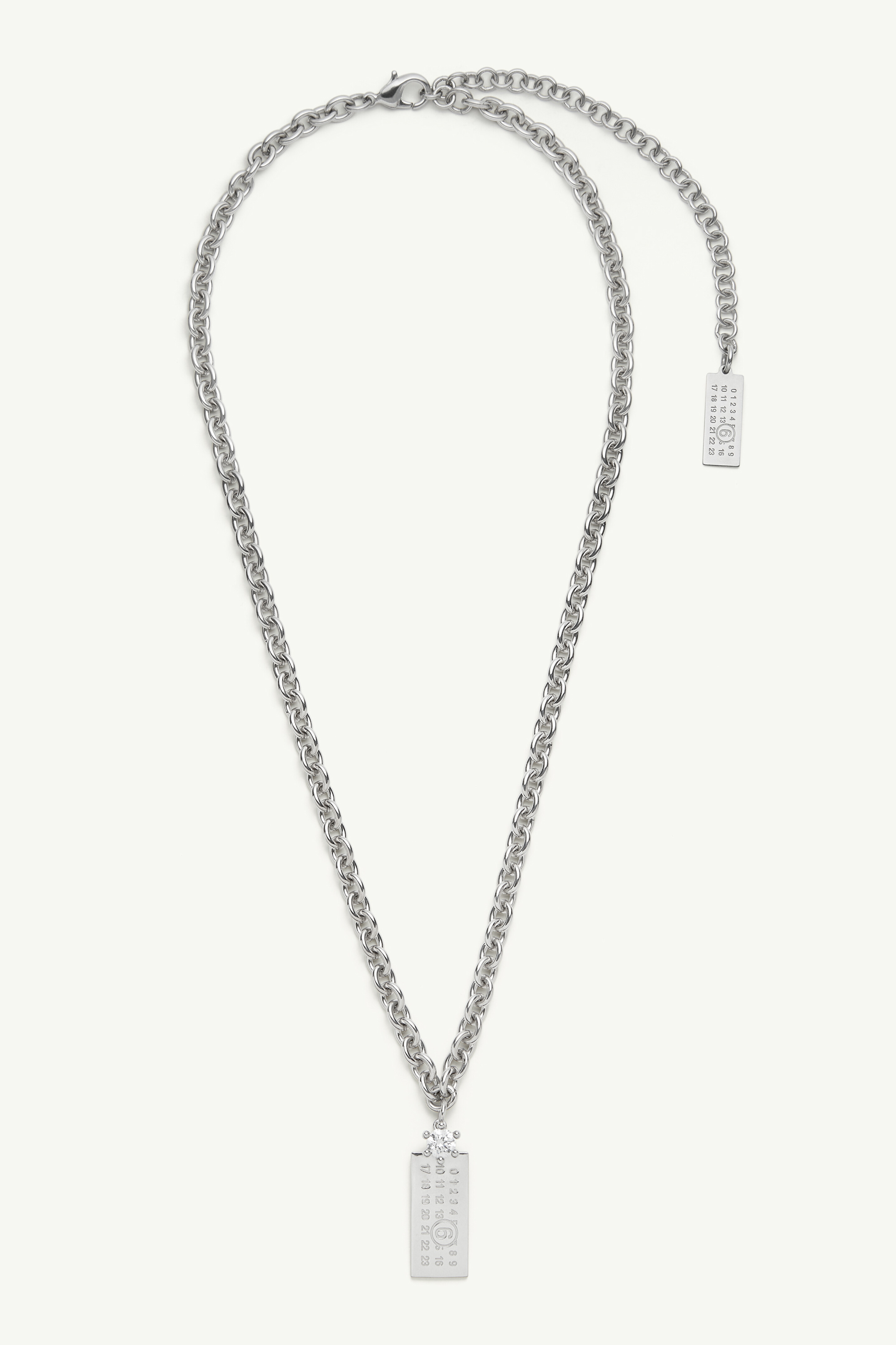 Numeric Charm Necklace