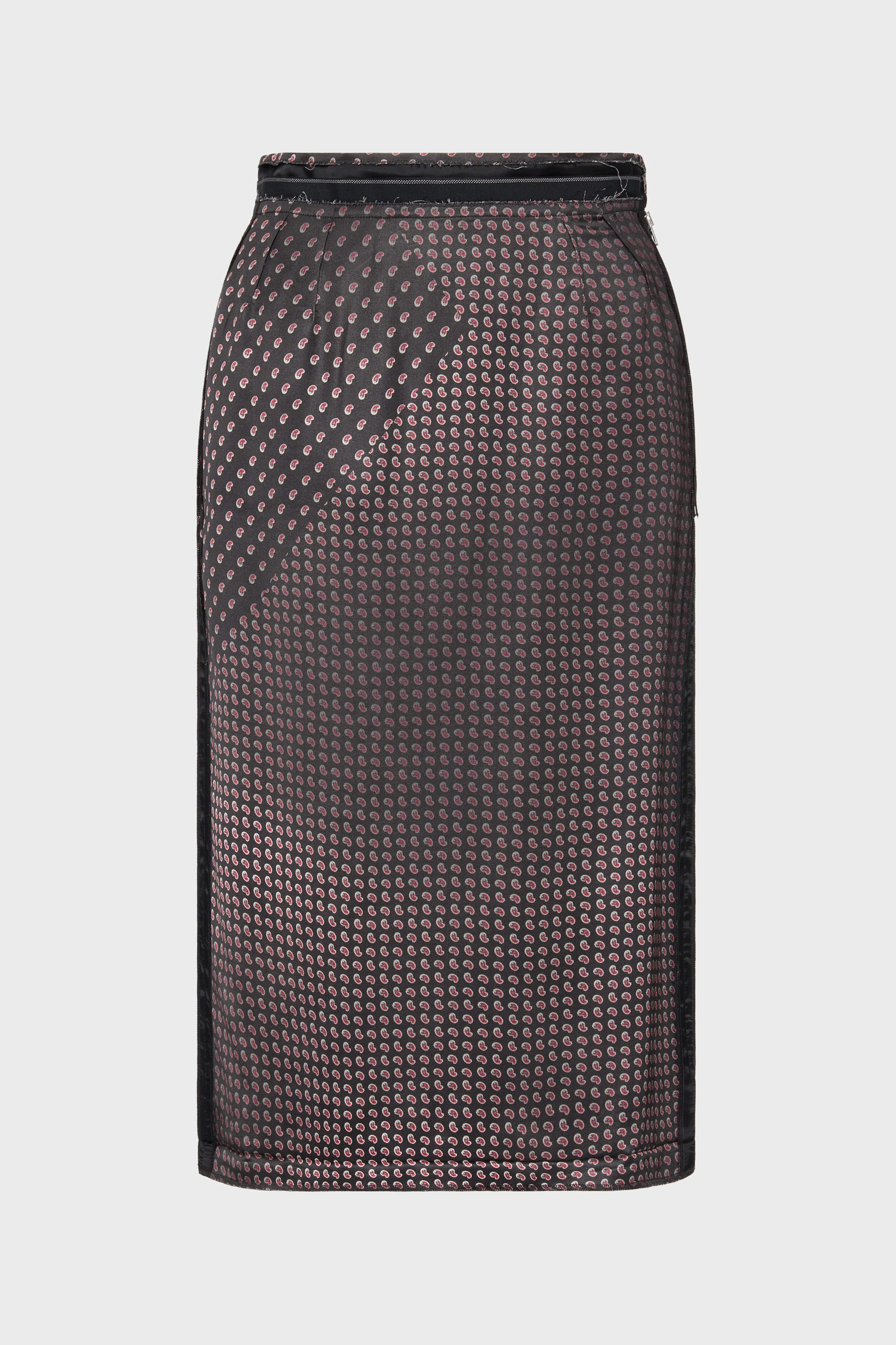 Paisley Print Midi Skirt