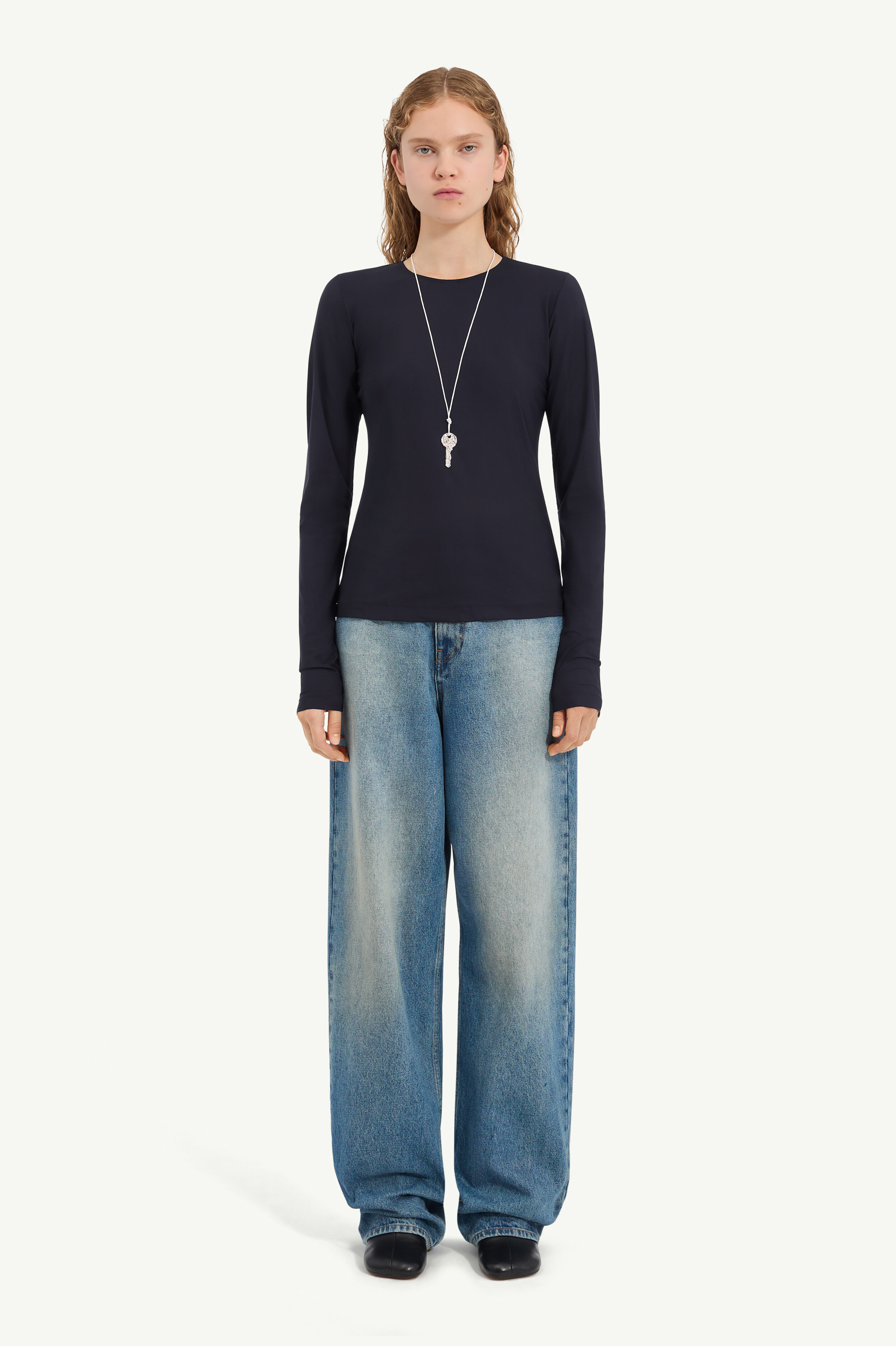 Lycra jersey long-sleeve top