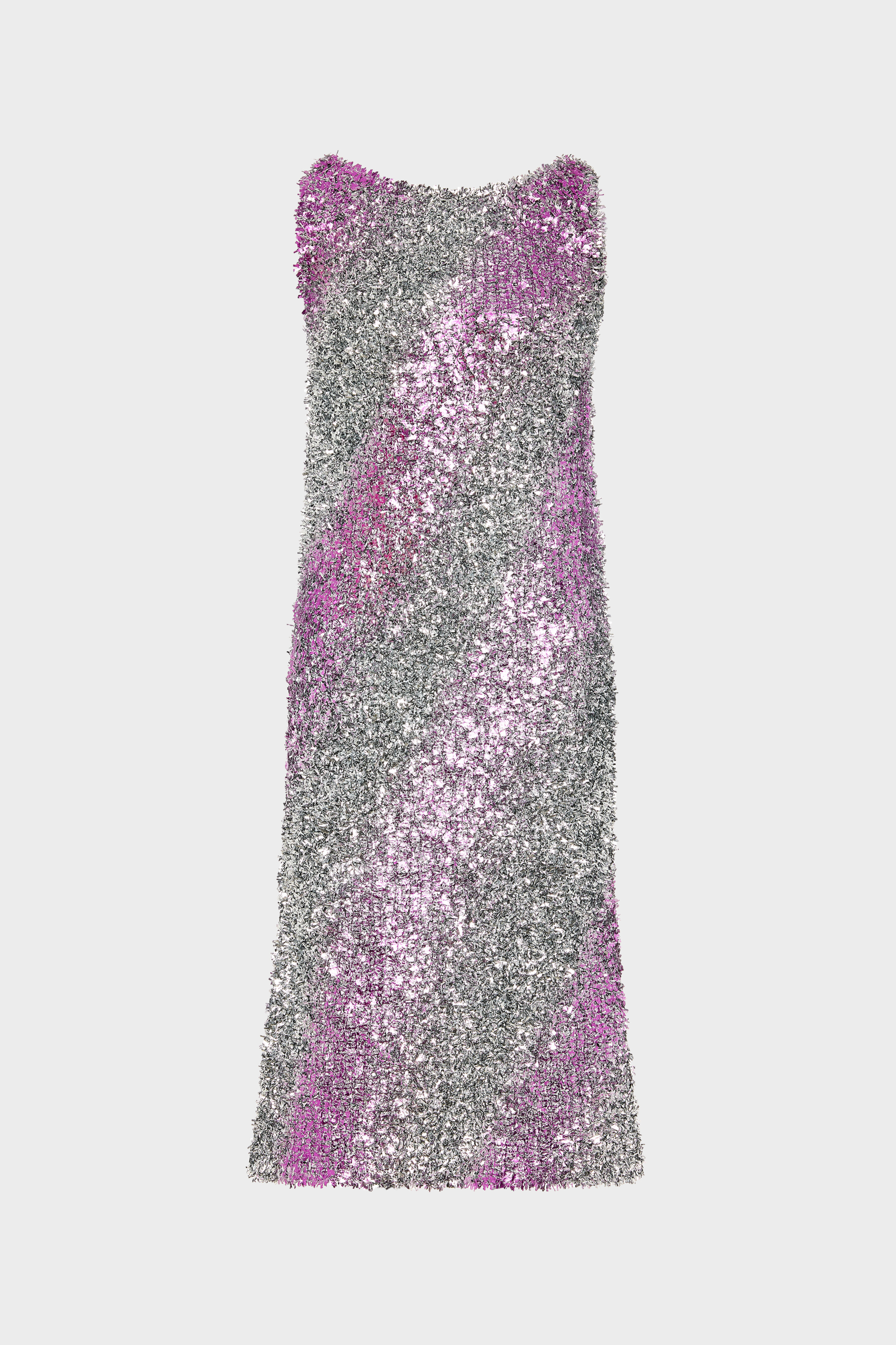 Foil Knit Midi Dress