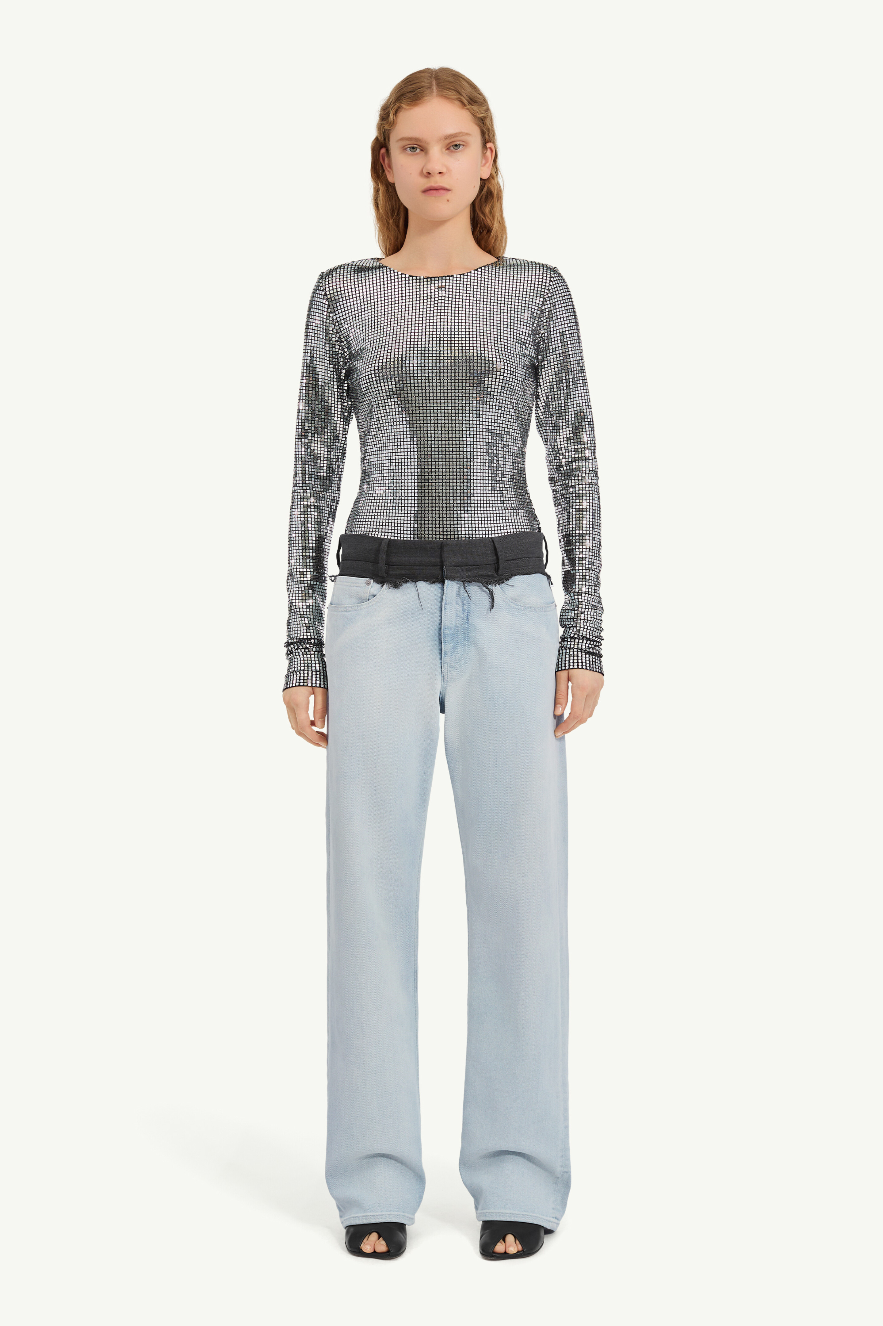 Jeans gamba dritta
