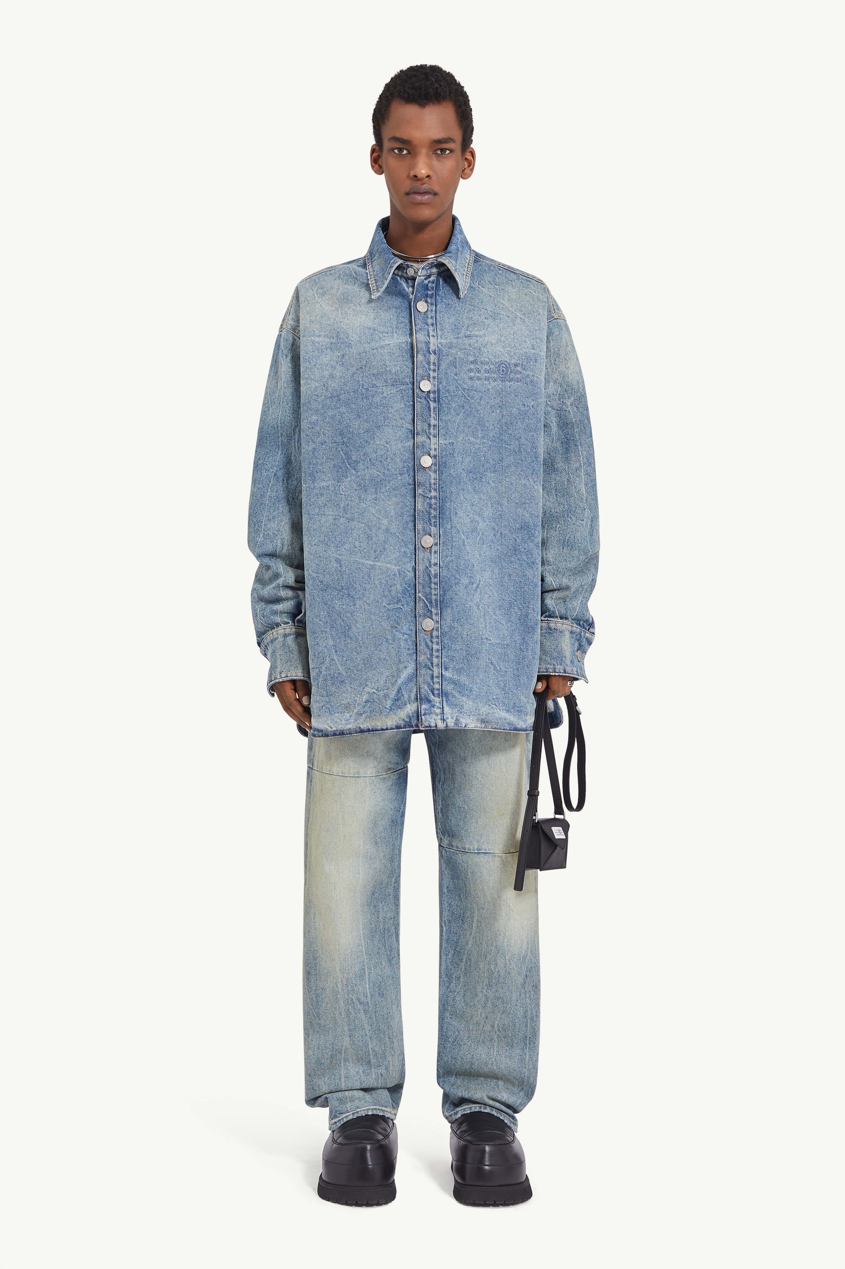 Padded denim jacket