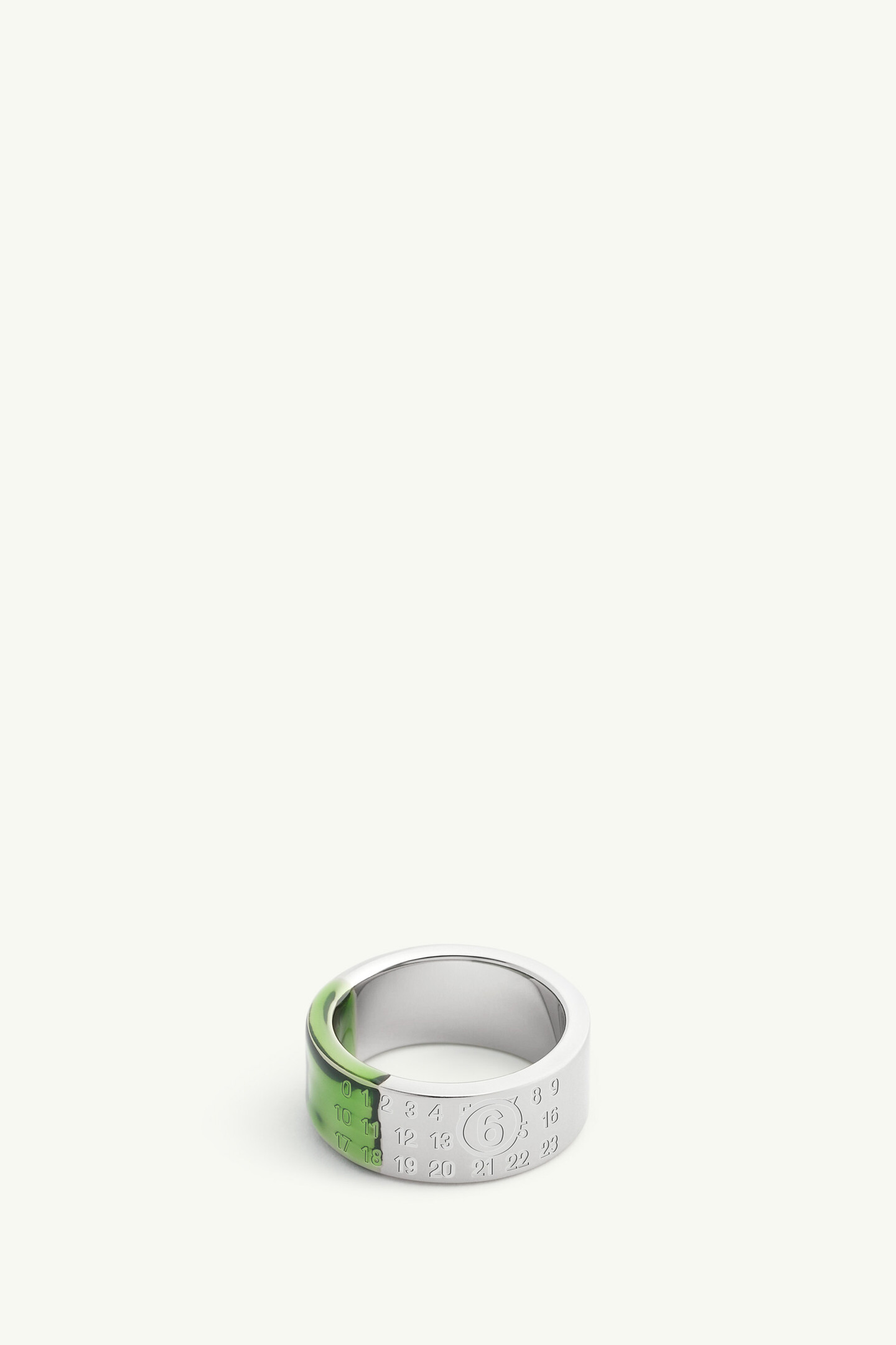 Gray Engraved Numeric Ring | MM6 Official