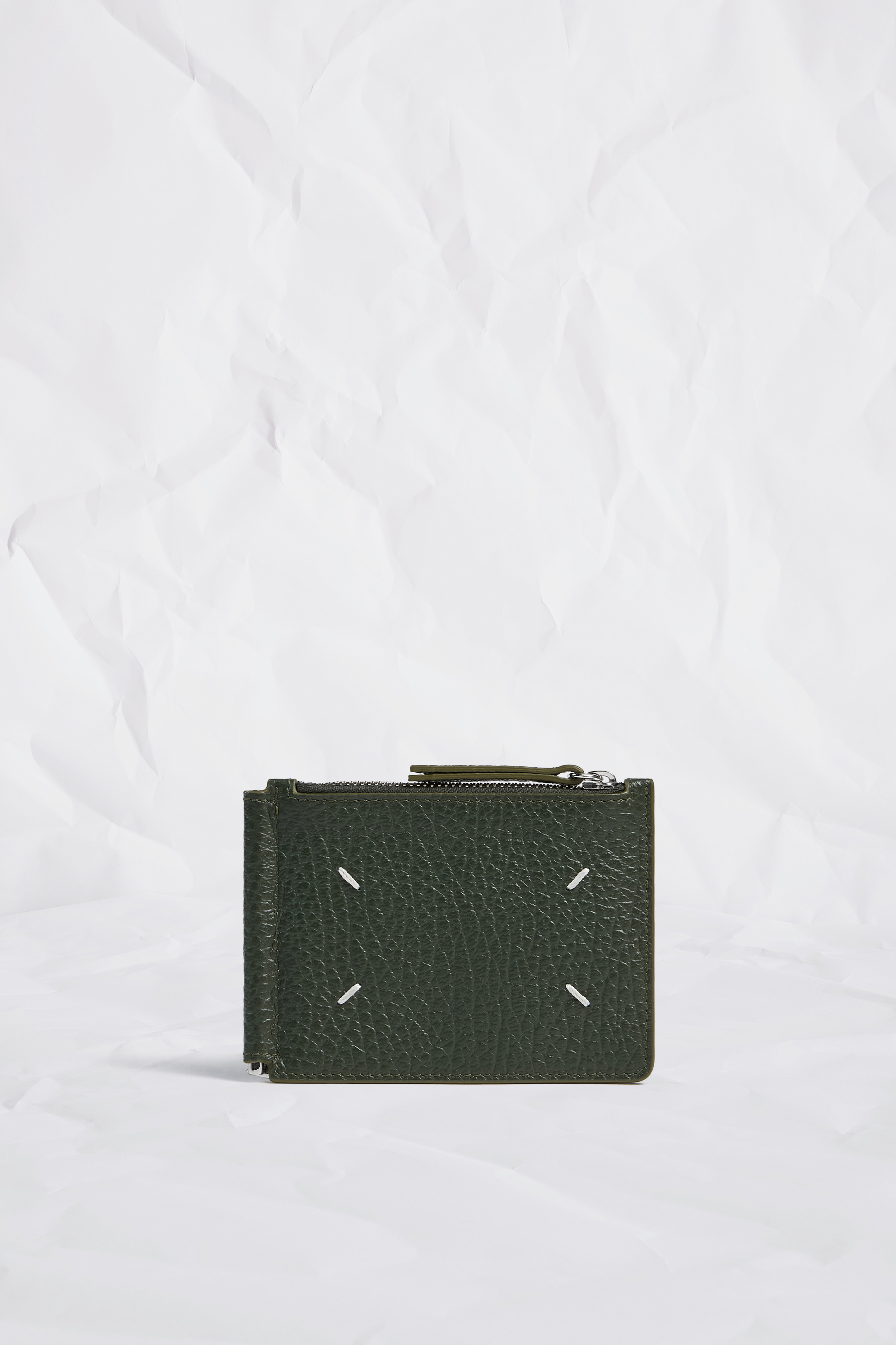 Four stitches Clip Wallet