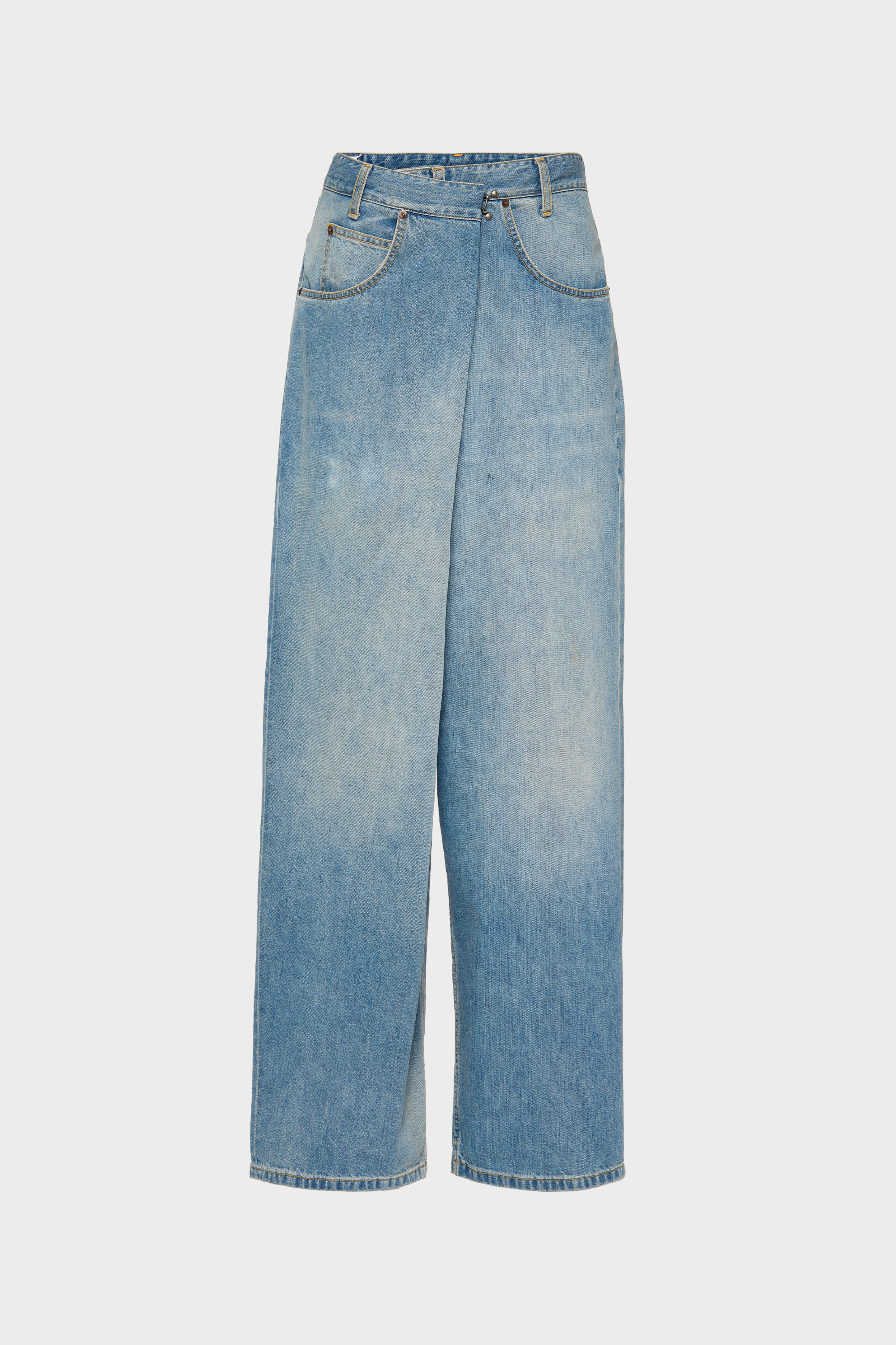 Wrap Denim Jeans