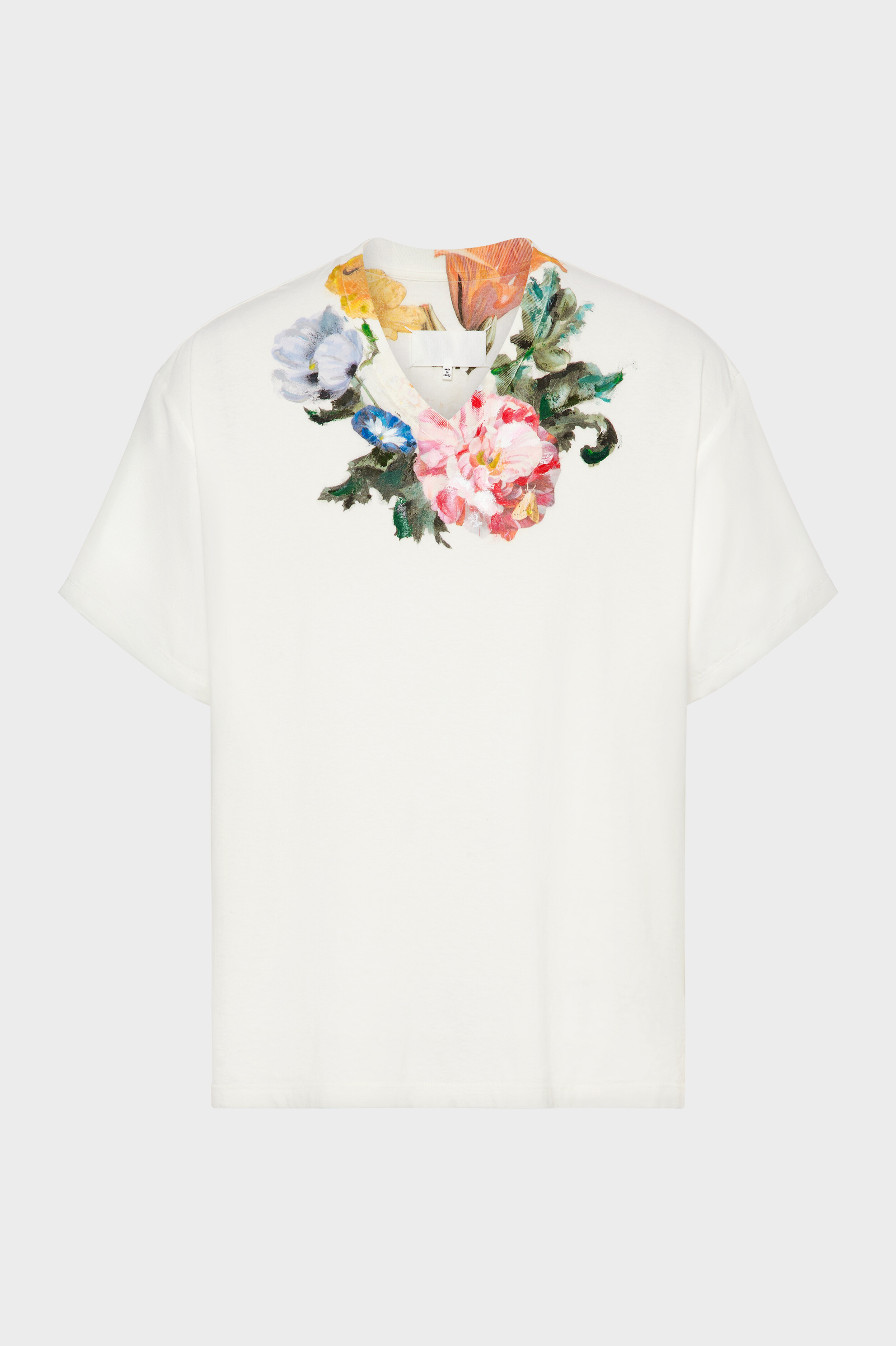 Flower Print Jersey T-Shirt