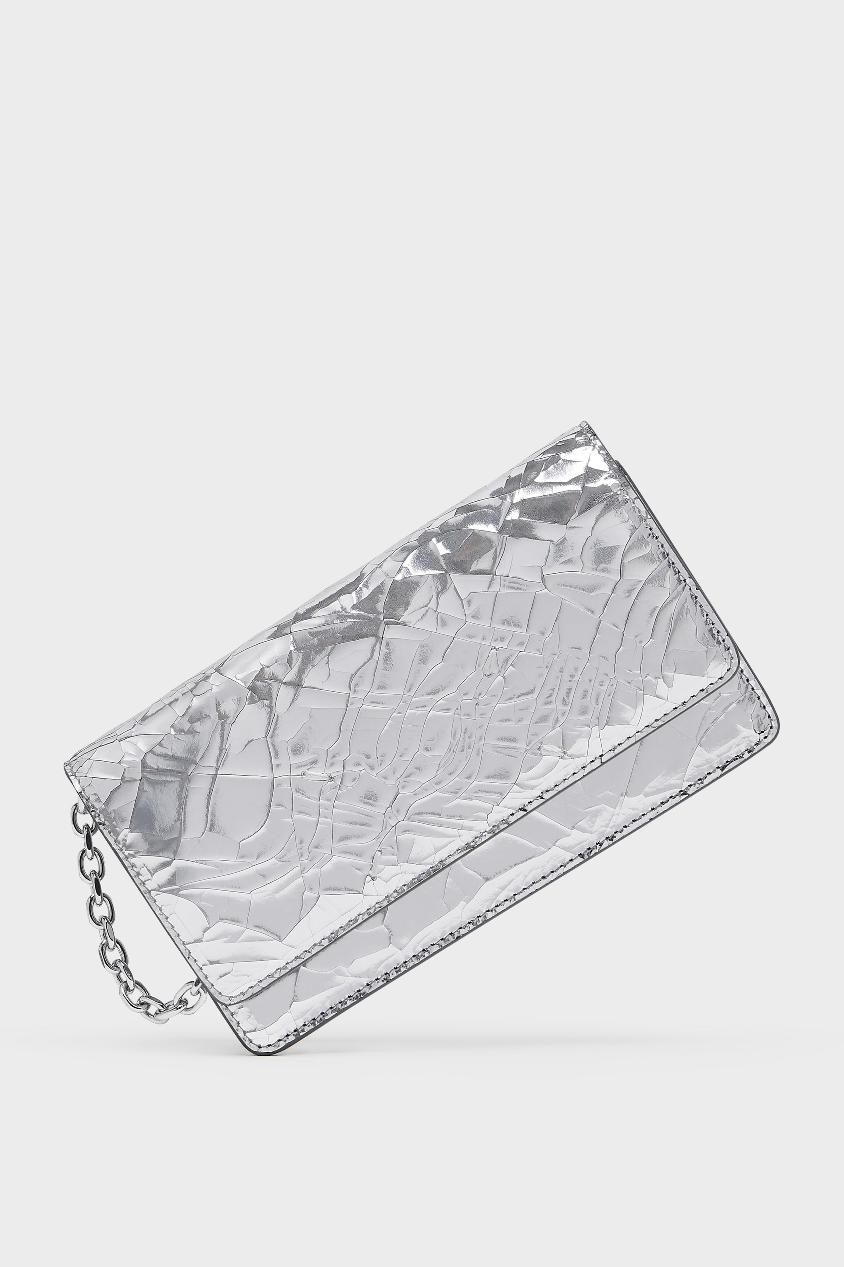Broken mirror chain wallet