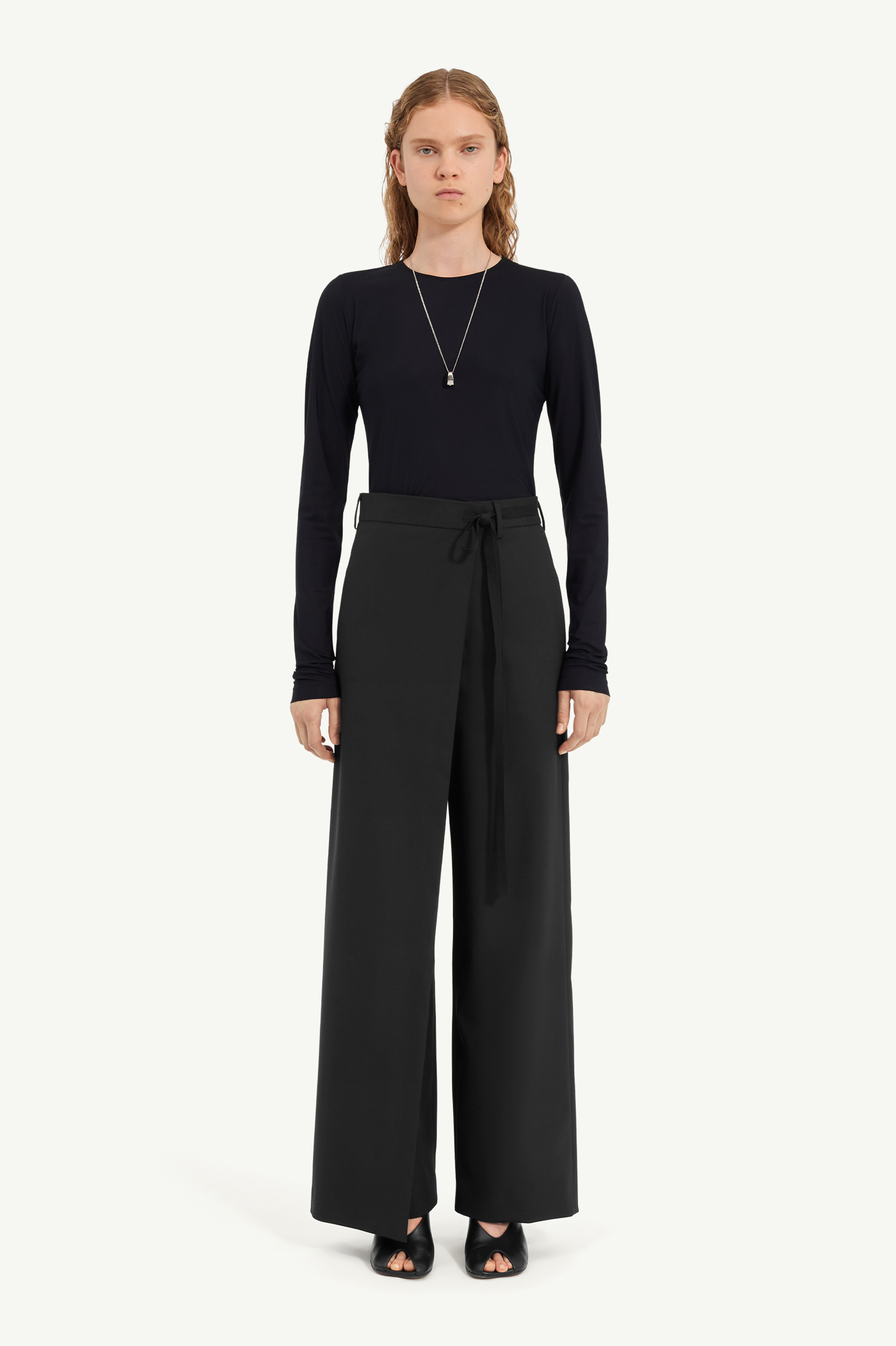 Pantalones de mezcla de lana