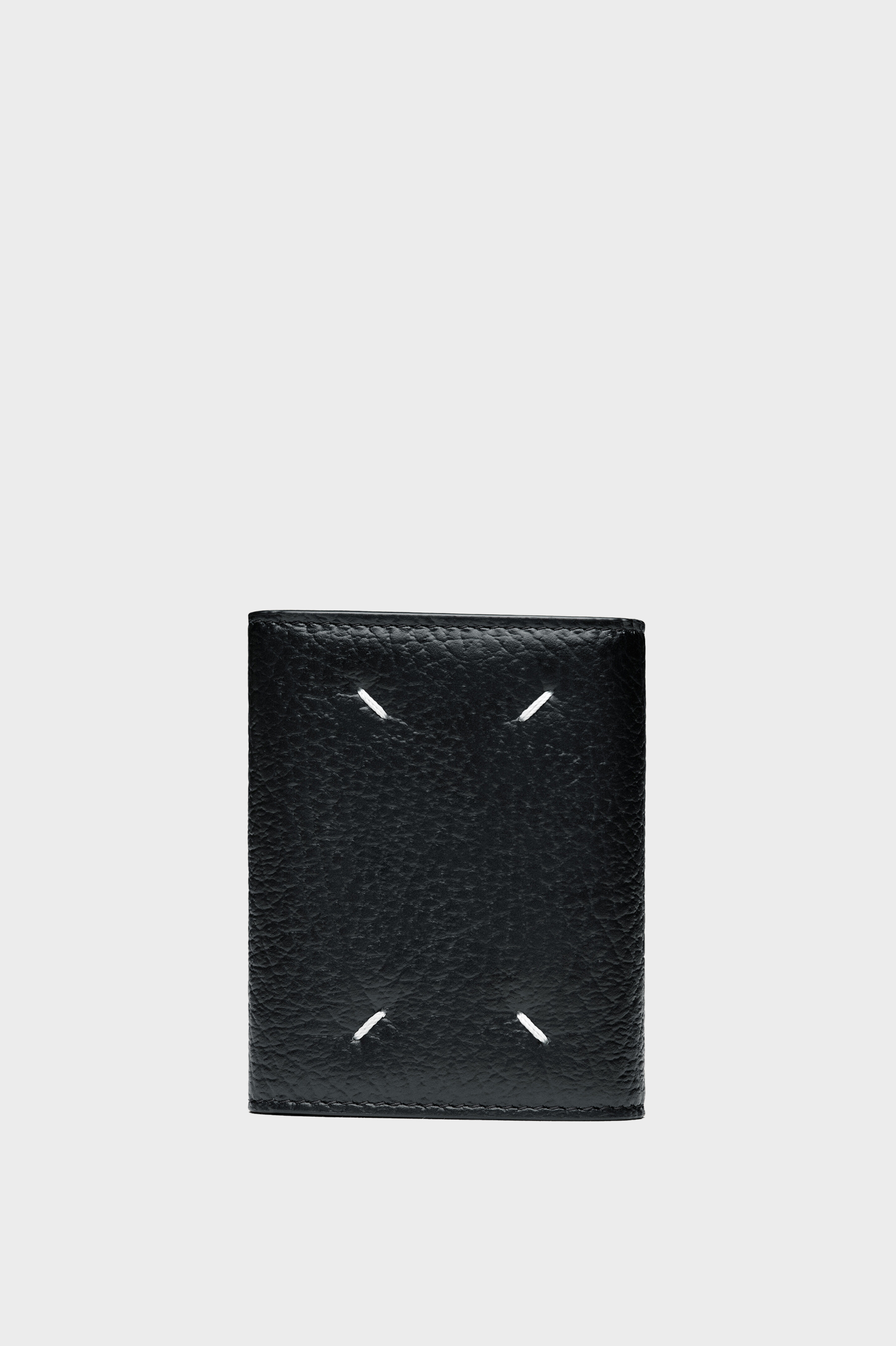 Accordion fold leather wallet