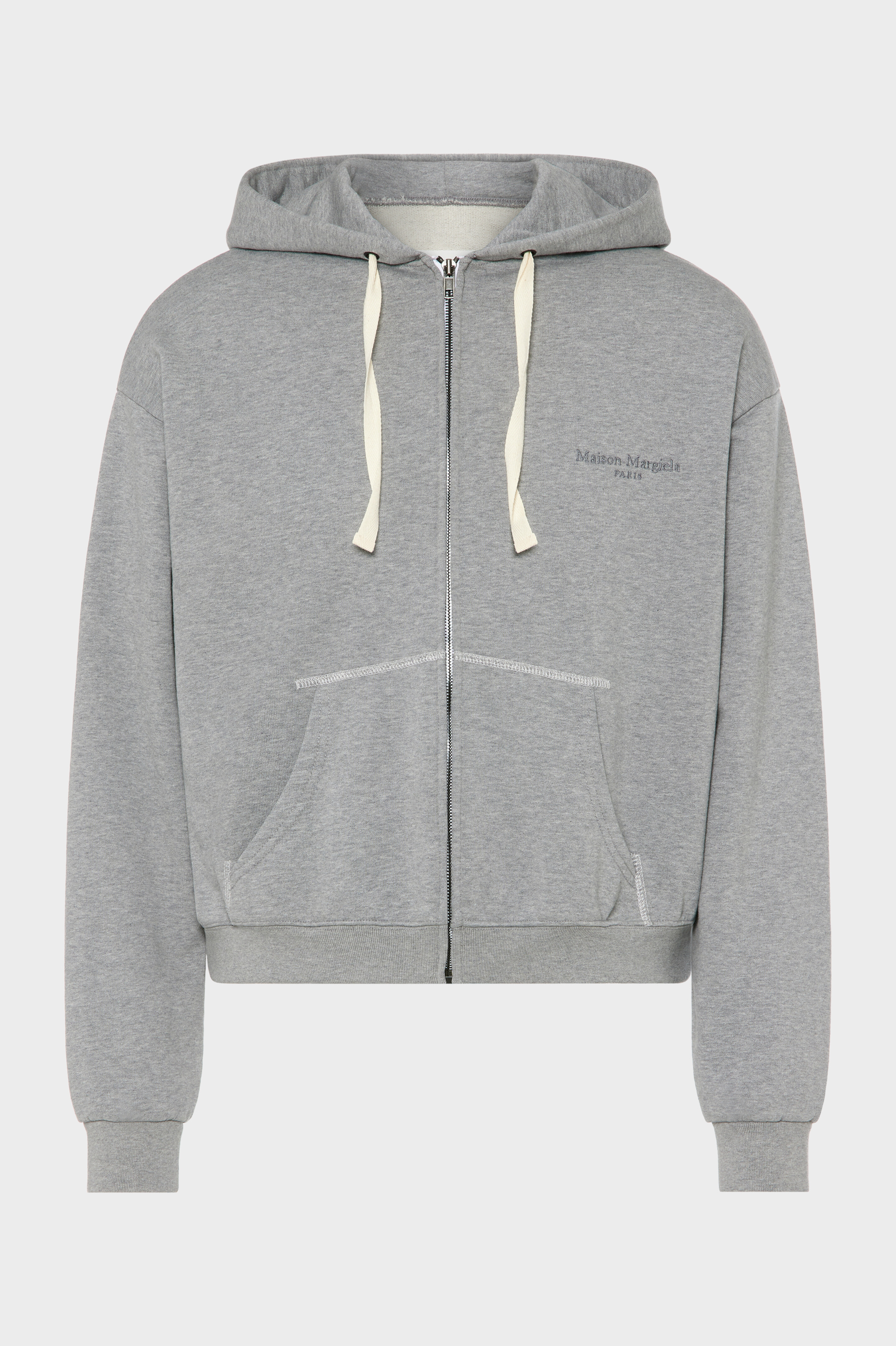 Zipped Hooded Sweatshirt