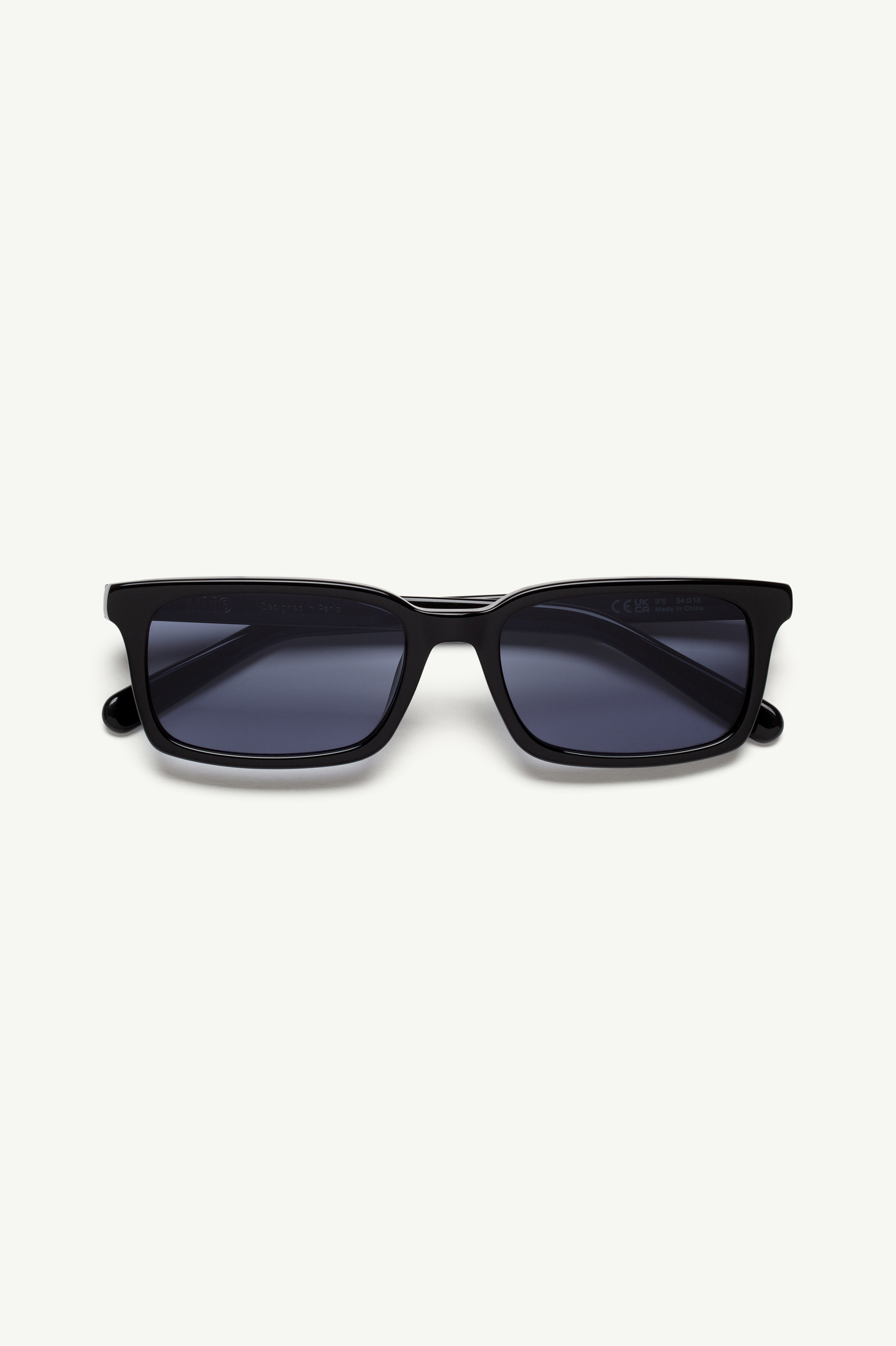 Linear-frame sunglasses