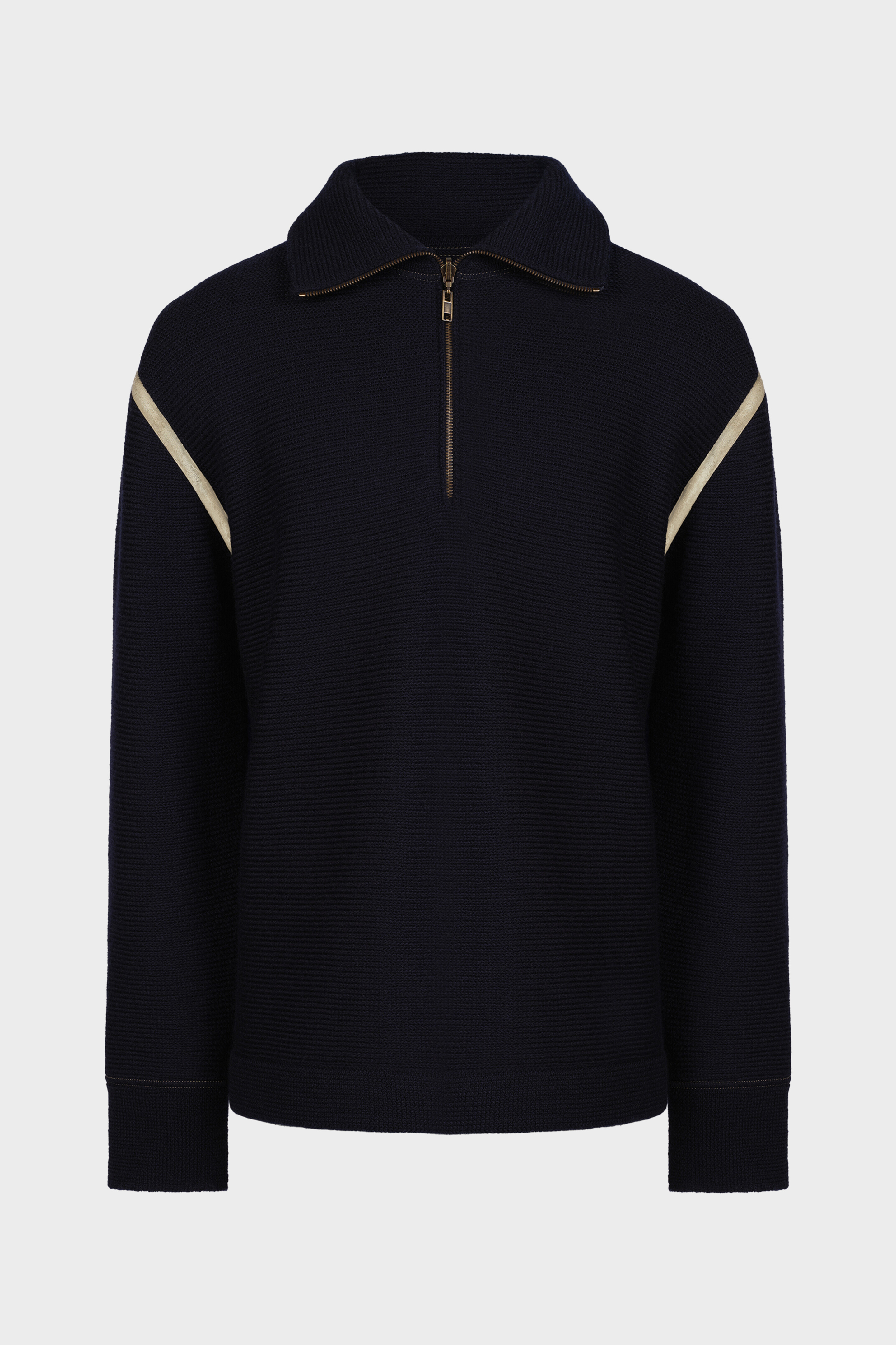 Elbow patch sweater