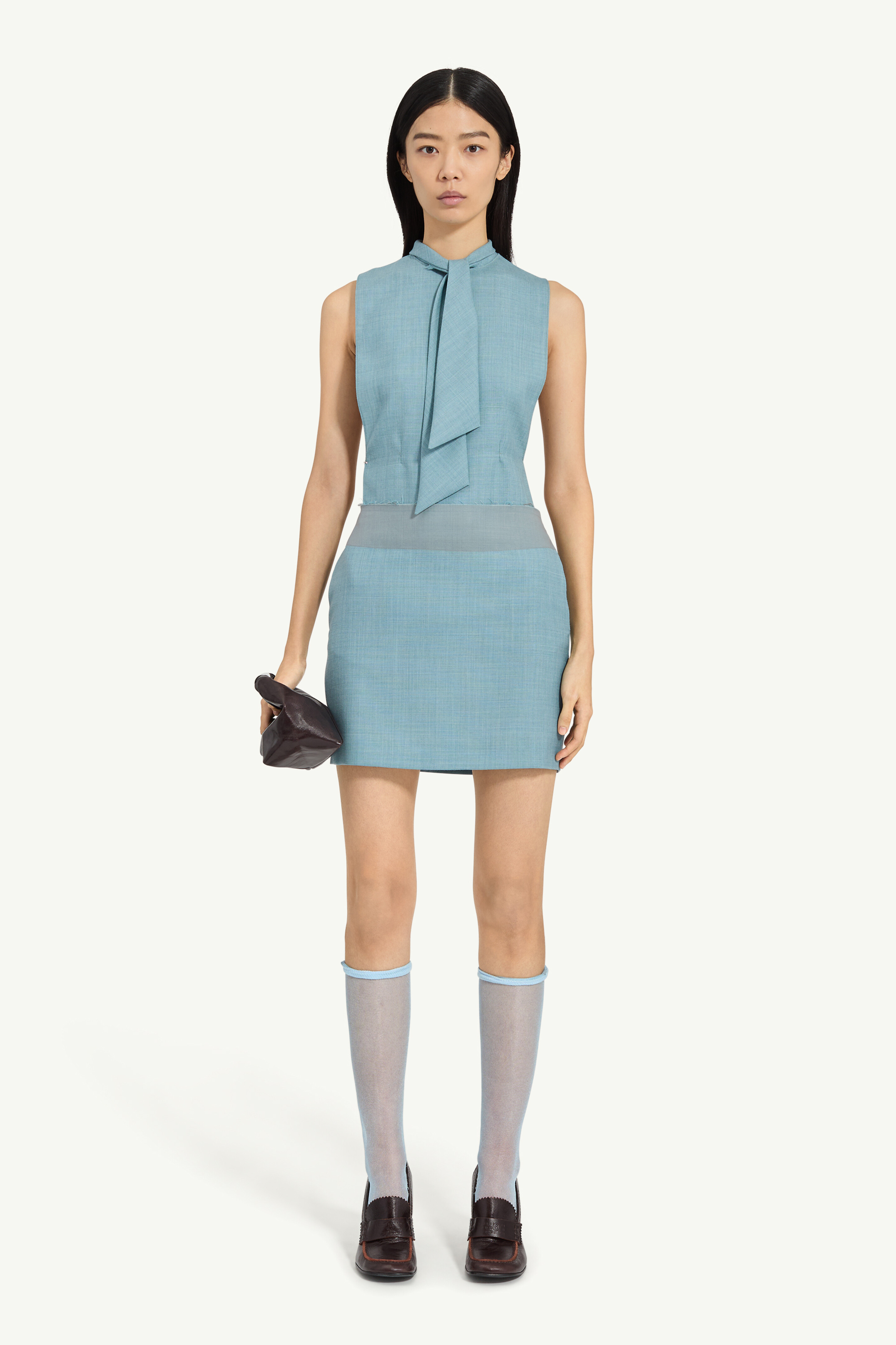 Wool Mini Skirt