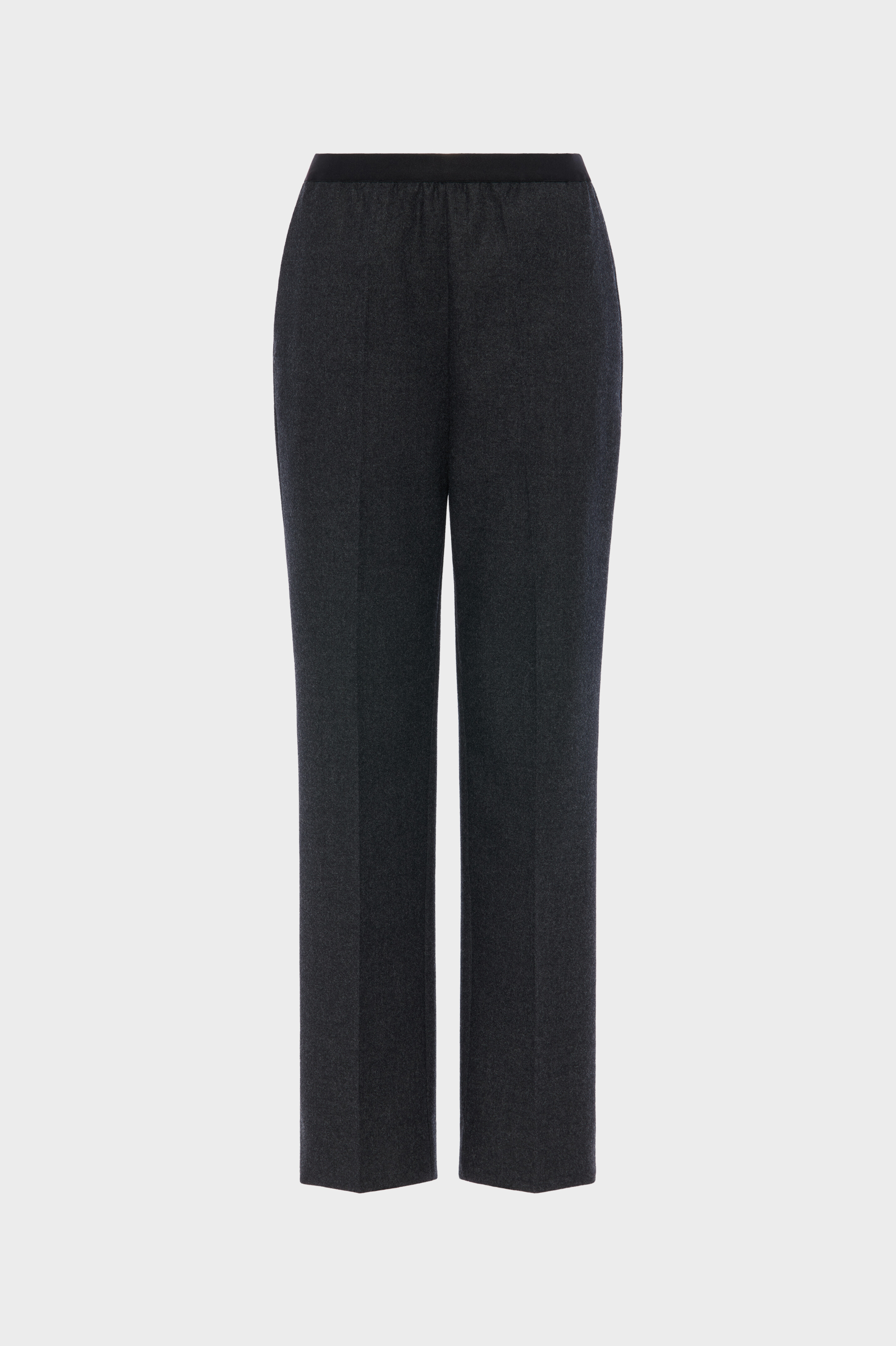 Gerade geschnittene Wollhose