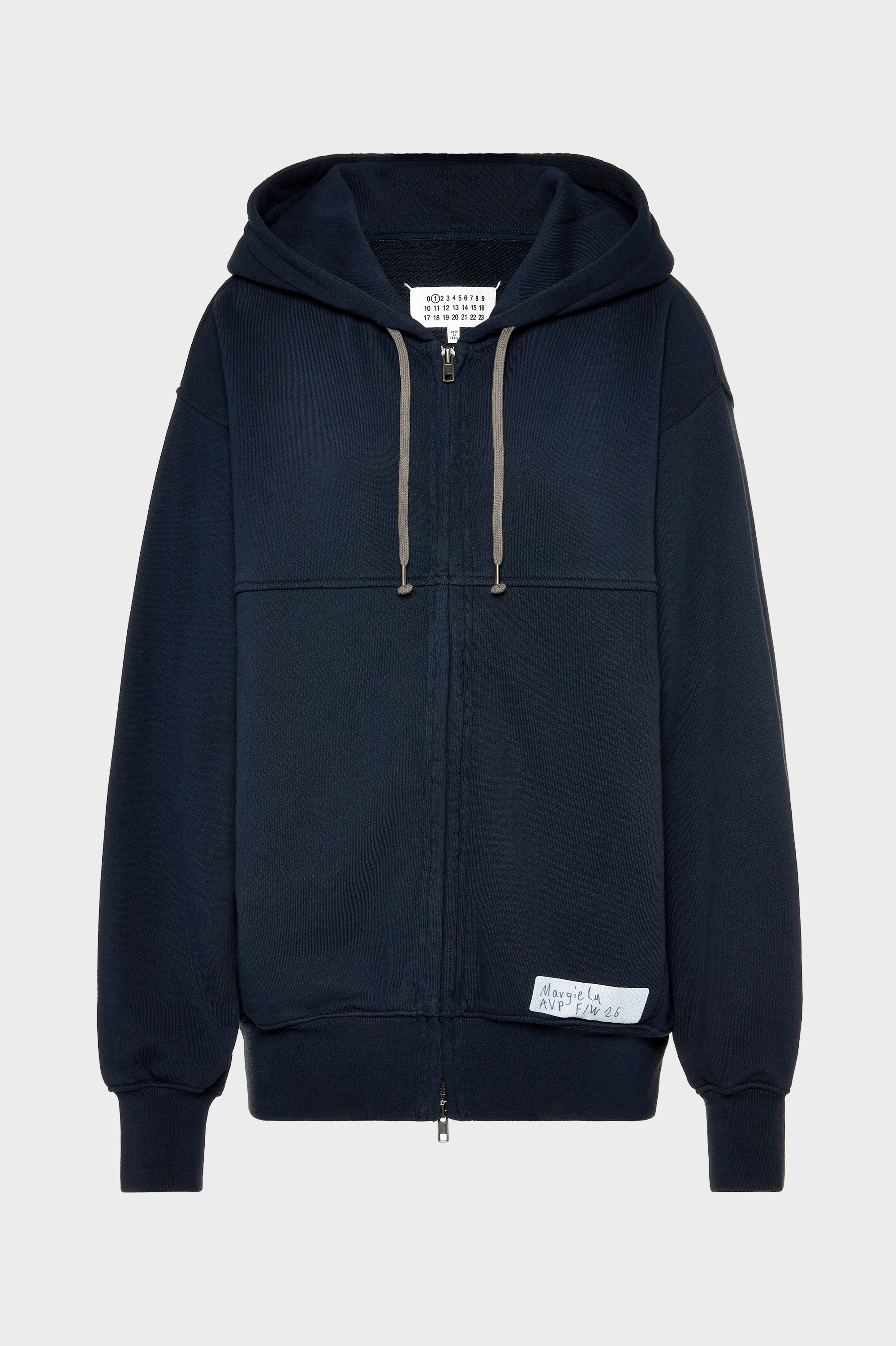 Cotton Zip Hooded Sweatshirt