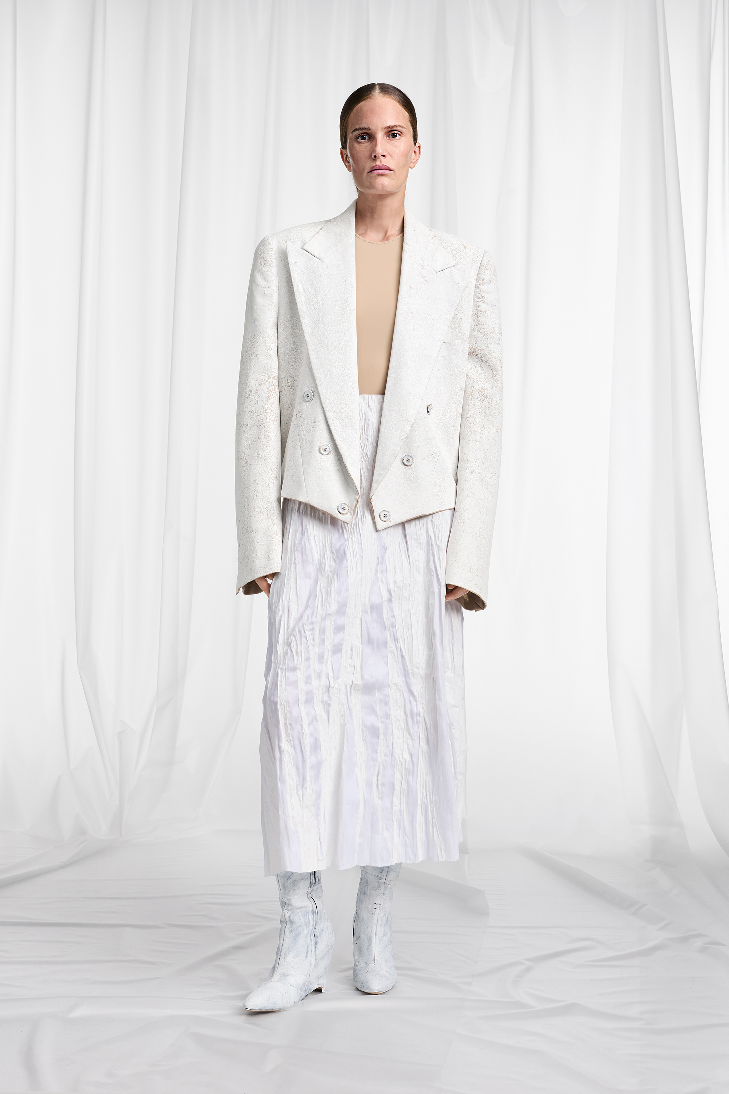 Bianchetto Double-Breasted Wool Blazer