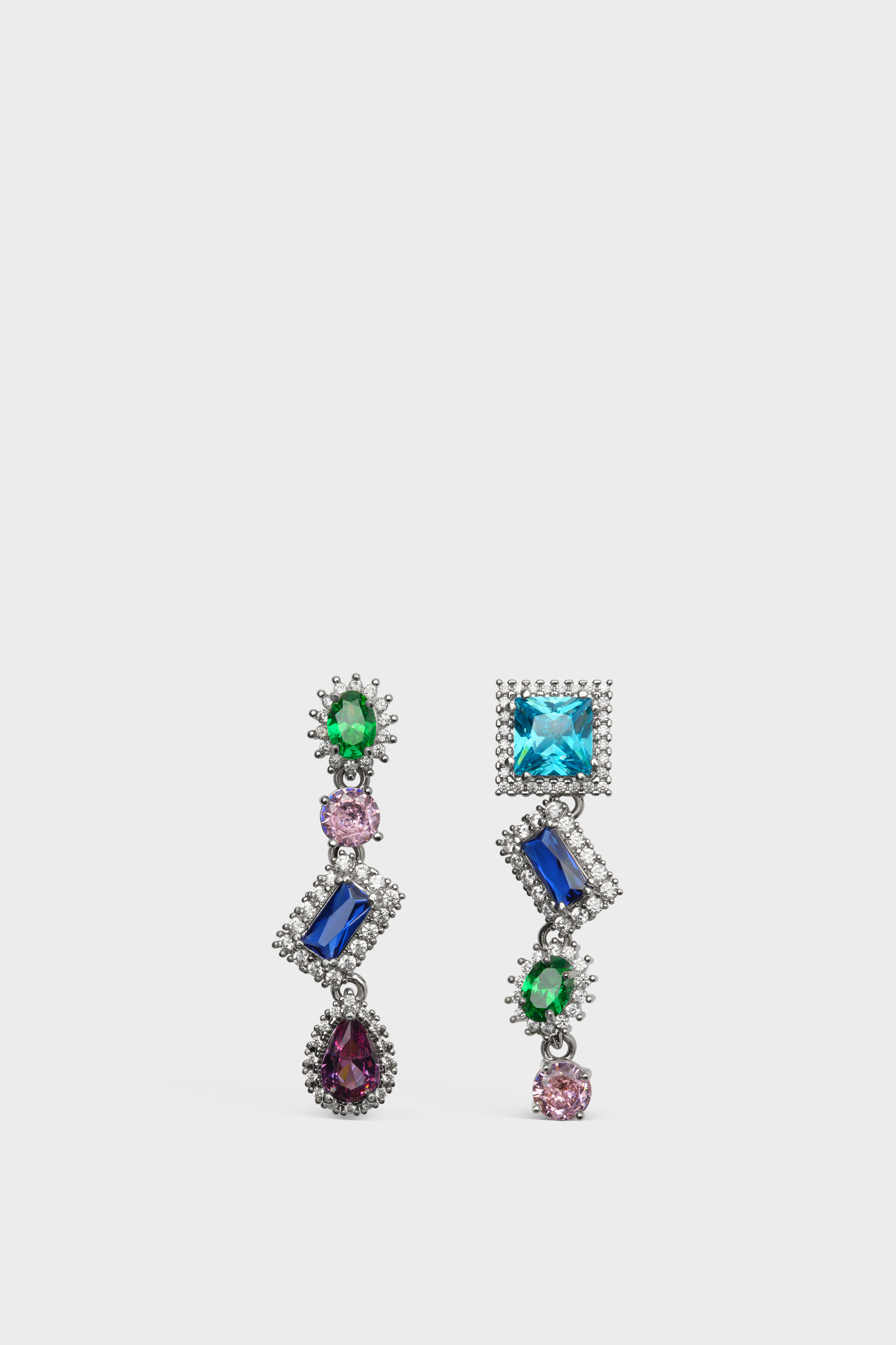 Cluster Drop Earrings
