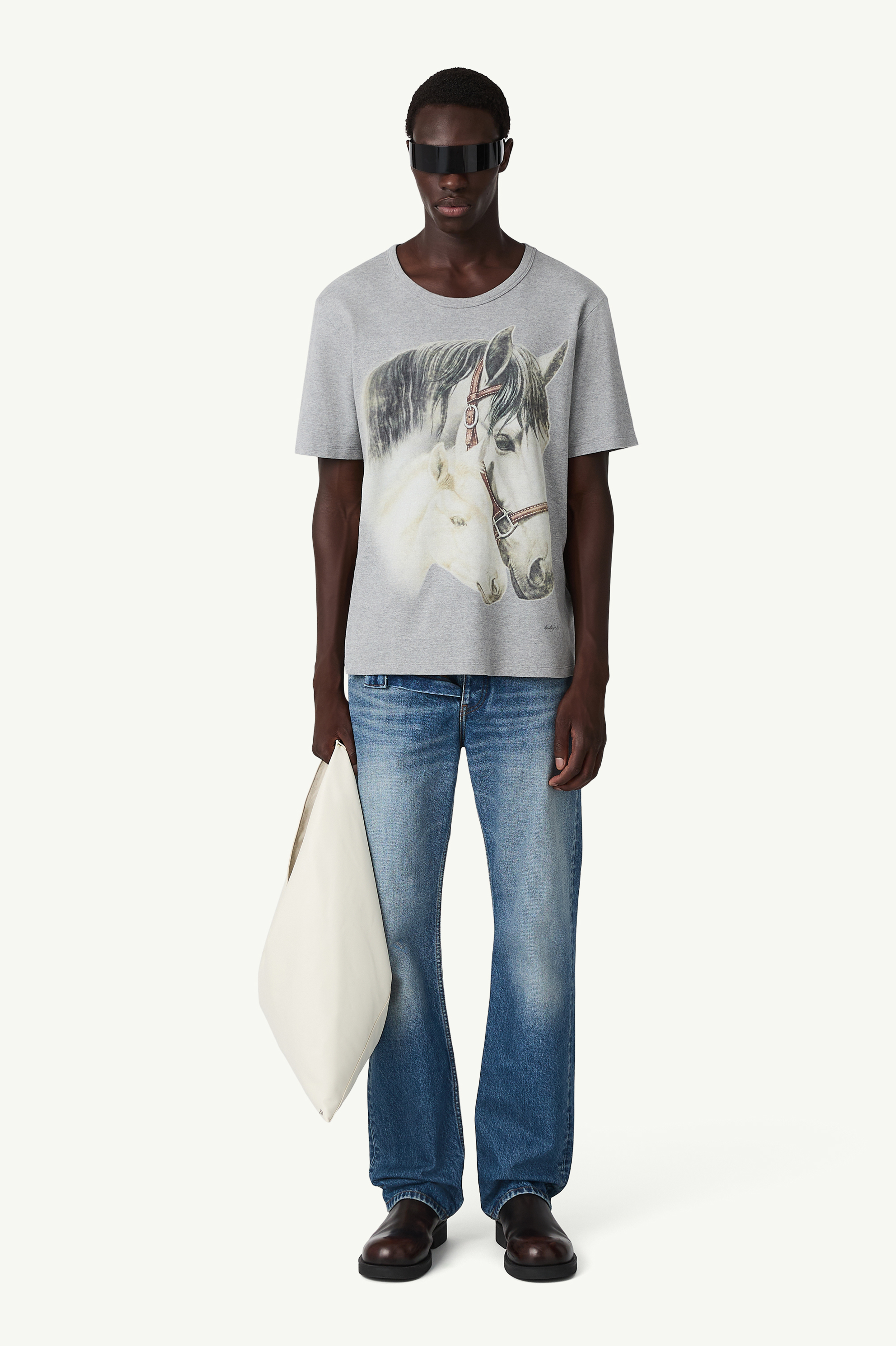 Horse portrait print t-shirt