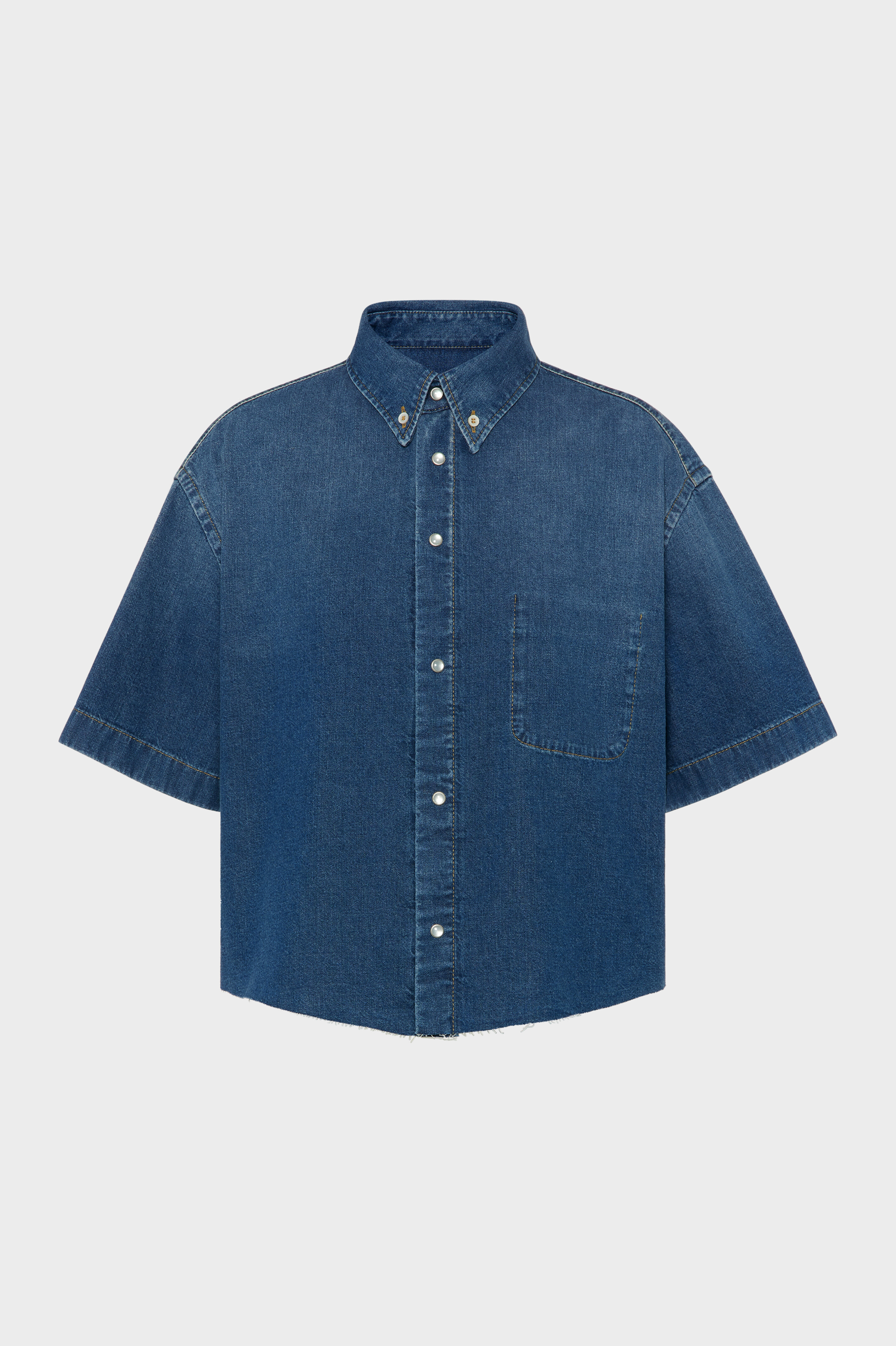 Camisa vaquera cropped
