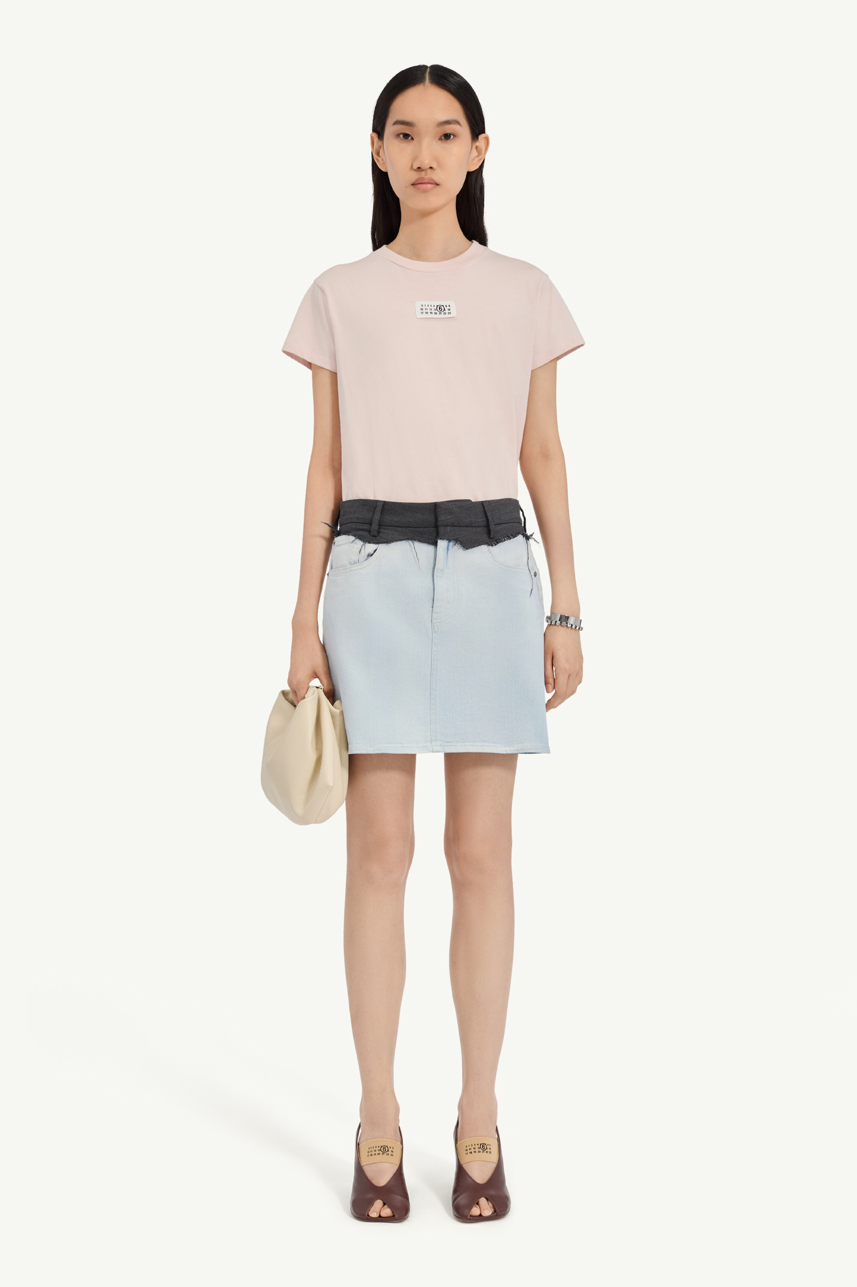 Mini jupe en denim