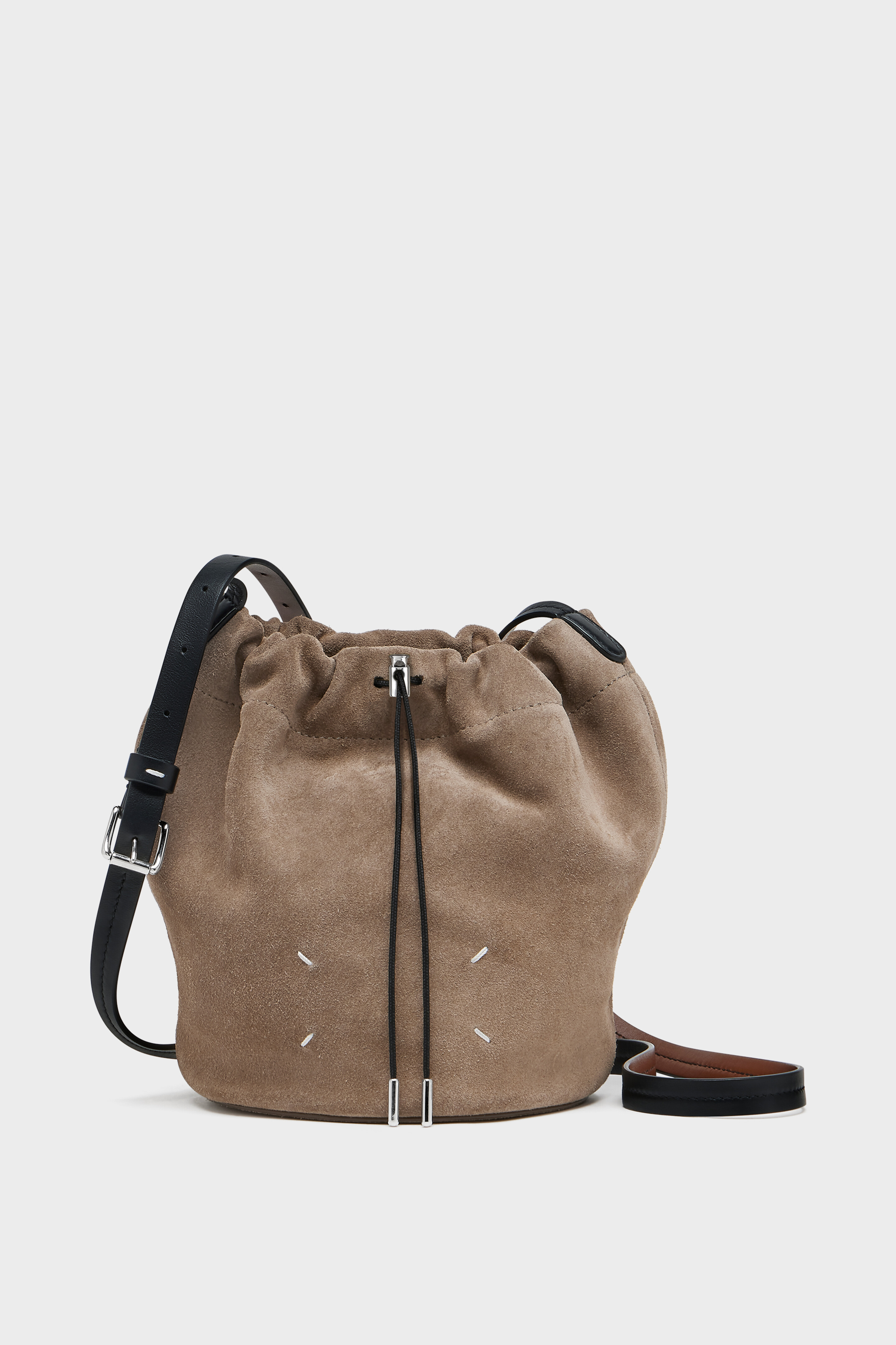 Drawstring  Crossbody Bucket
