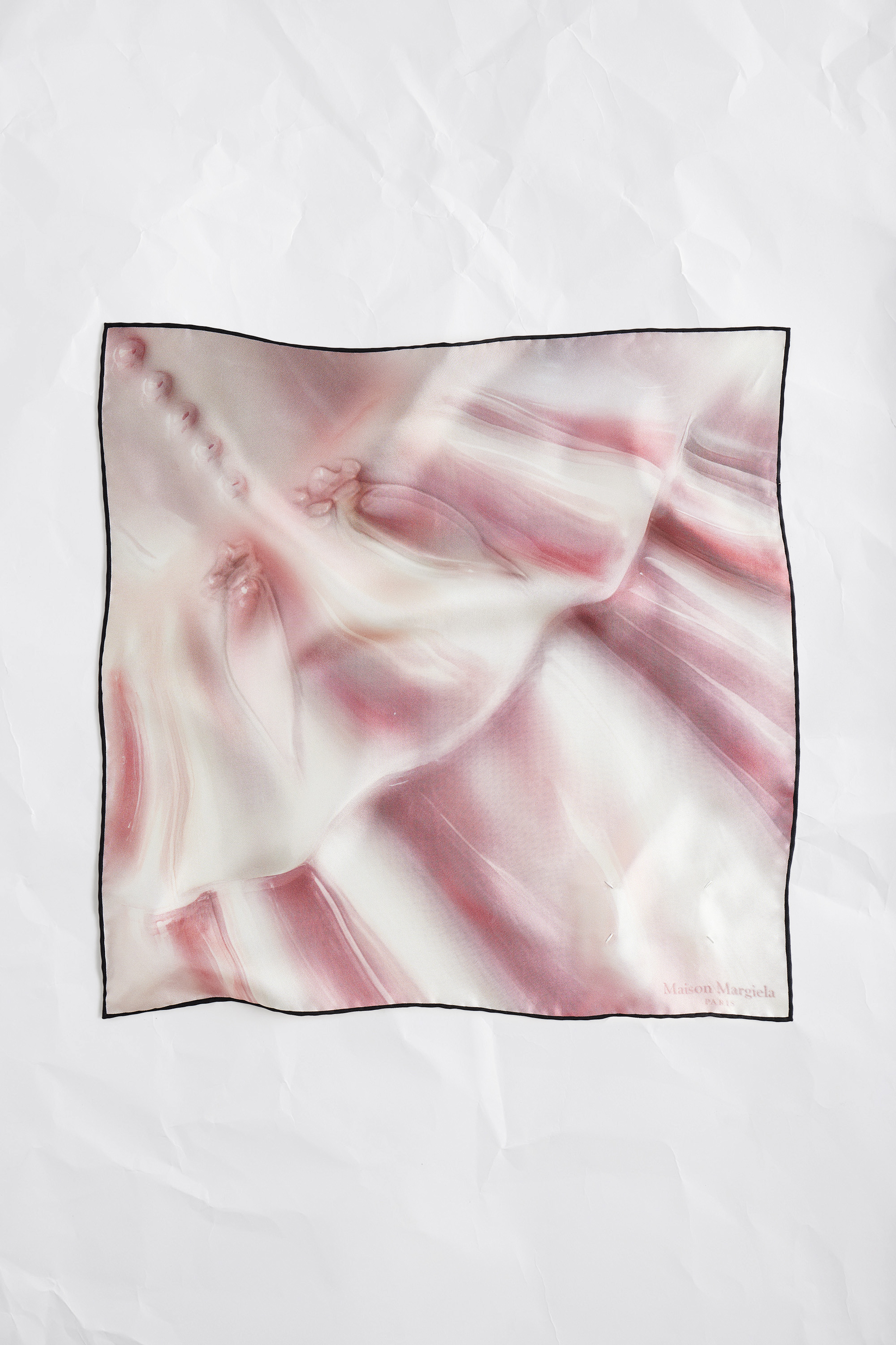 Porcelain Print Silk Scarf