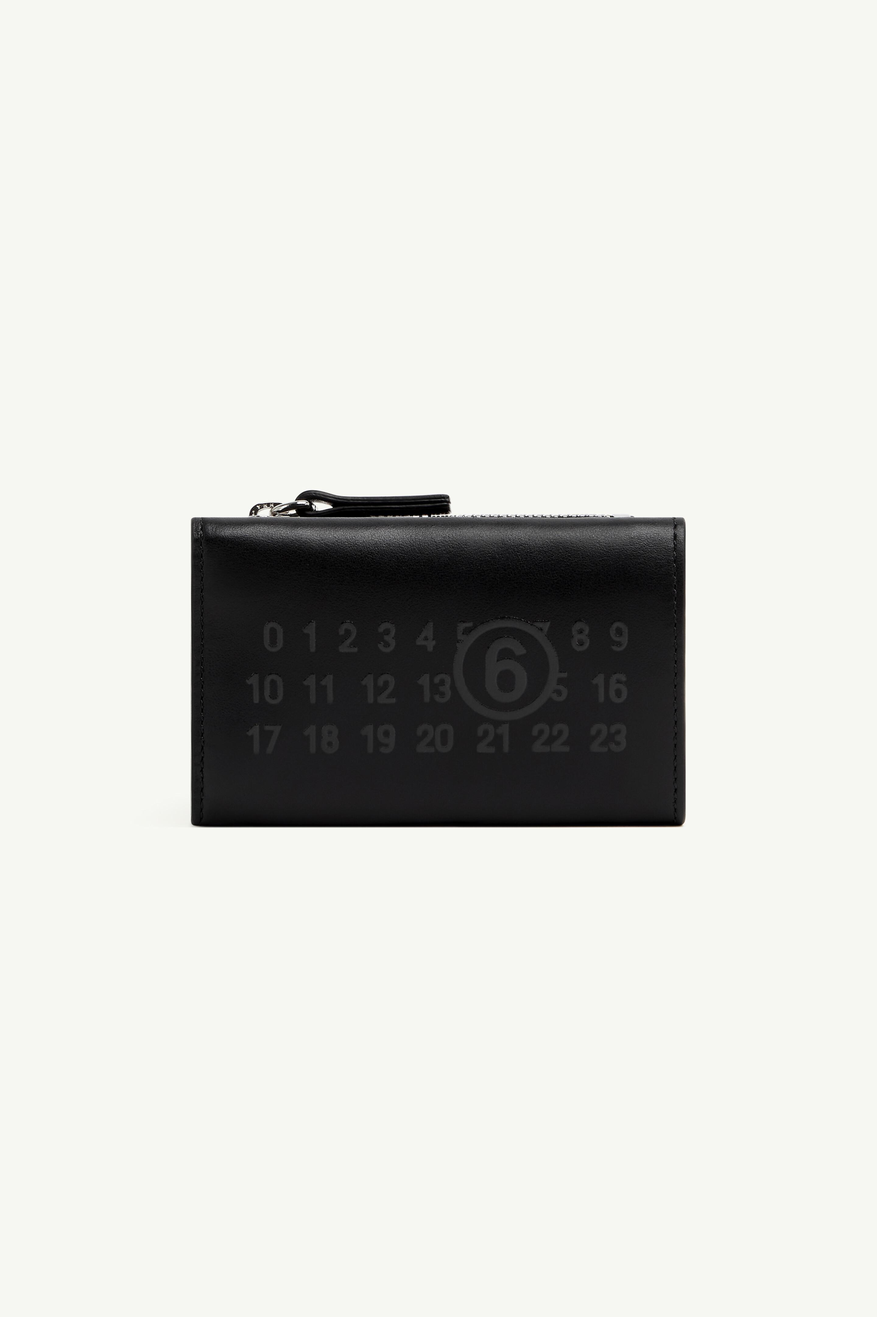 Numeric logo trifold wallet