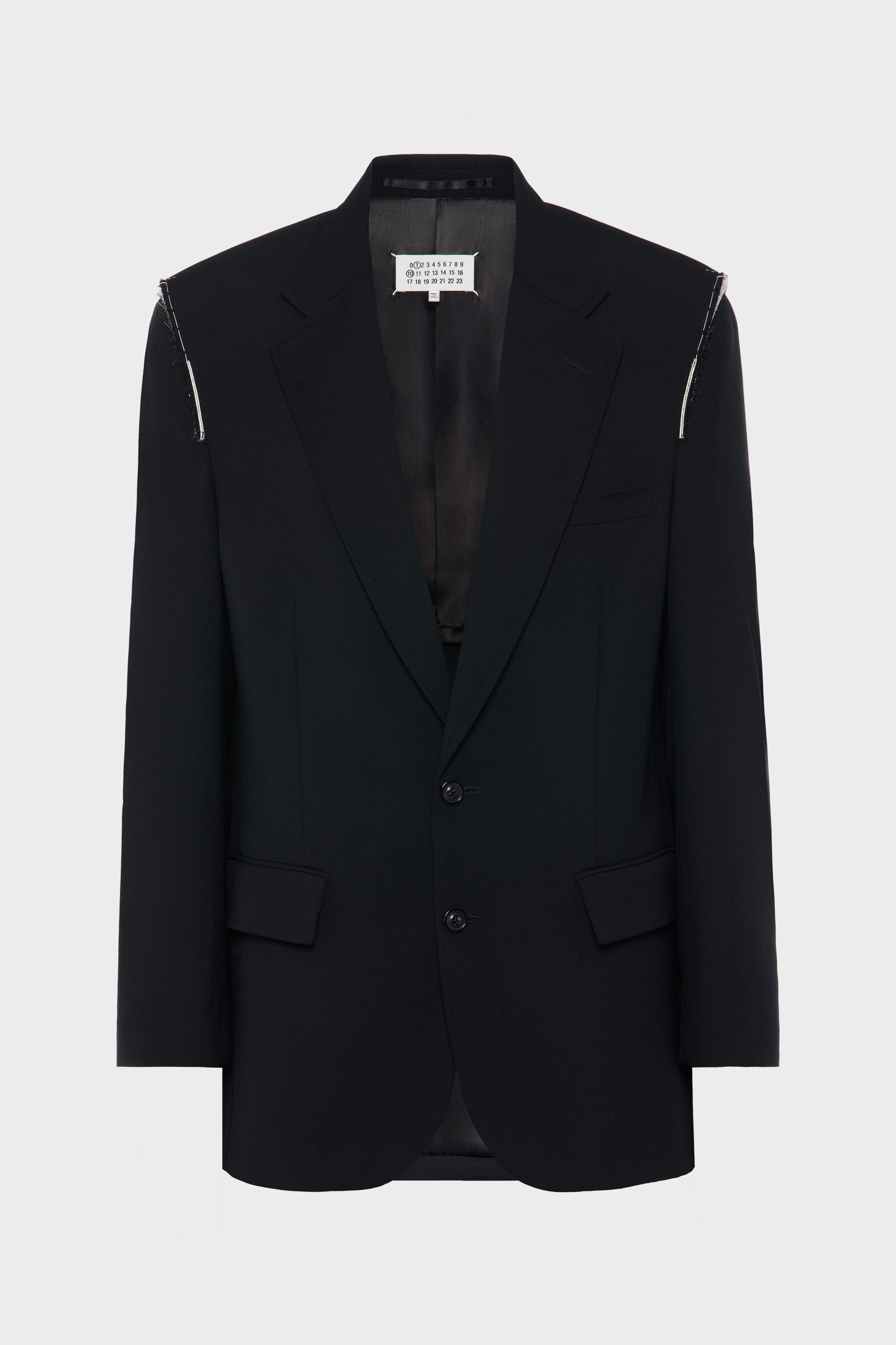 Wool single-breasted blazer