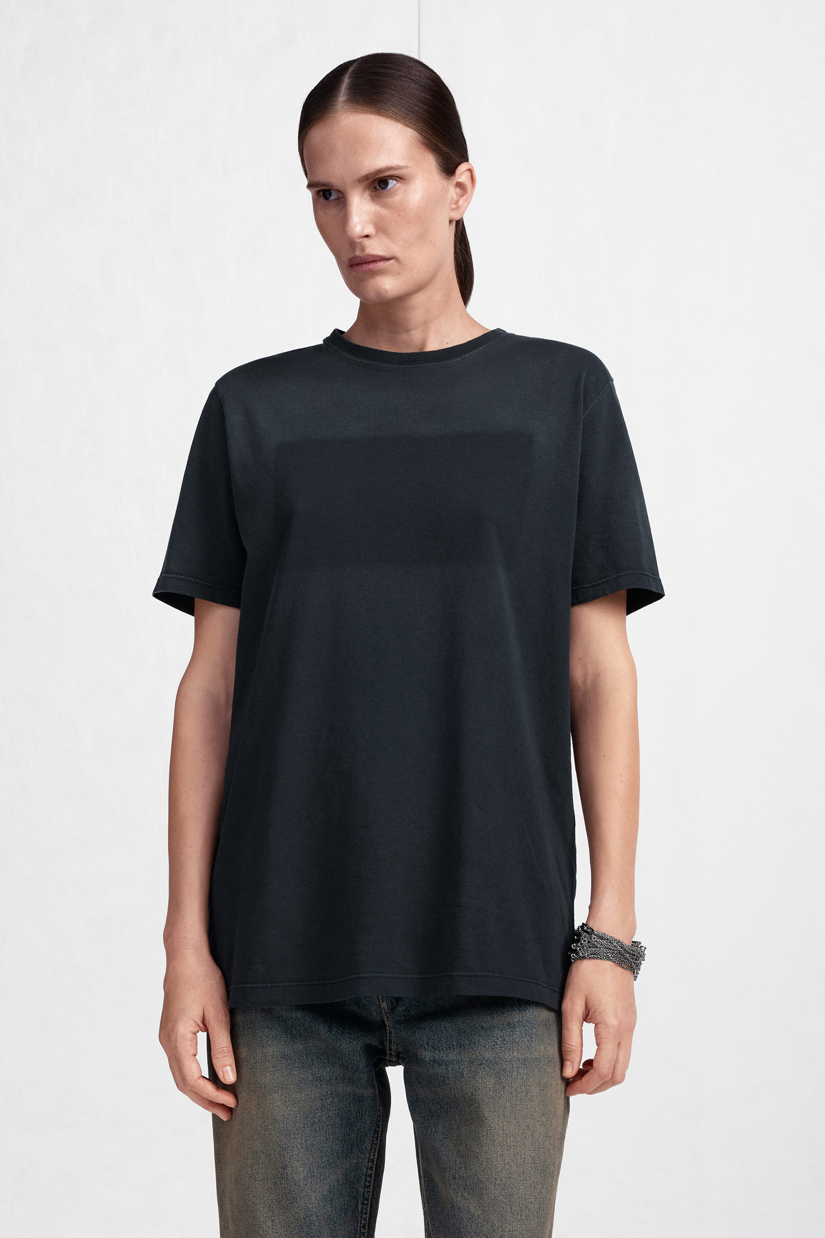 Tonal Patch Cotton Jersey T-Shirt