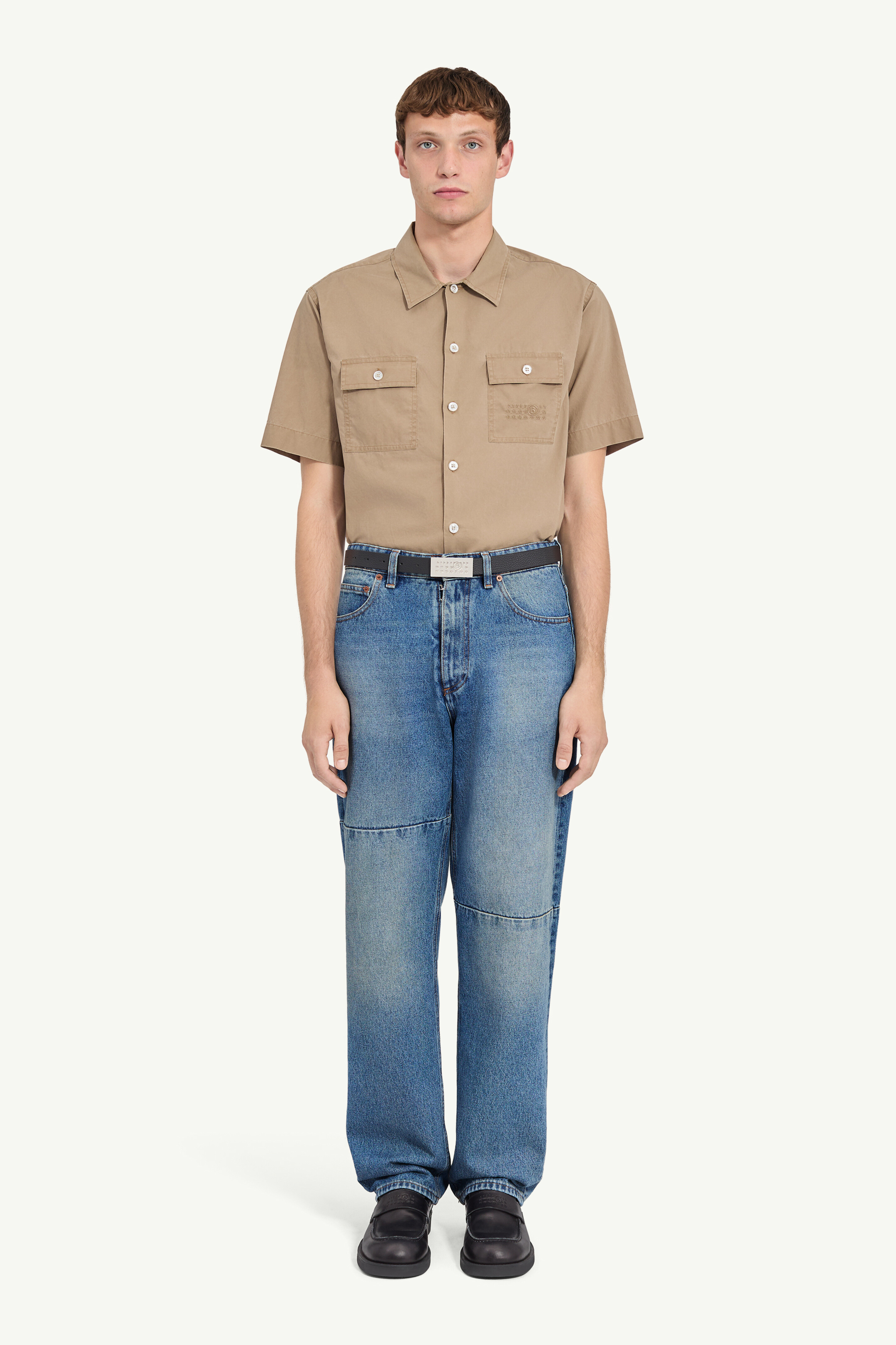 Straight-leg jeans