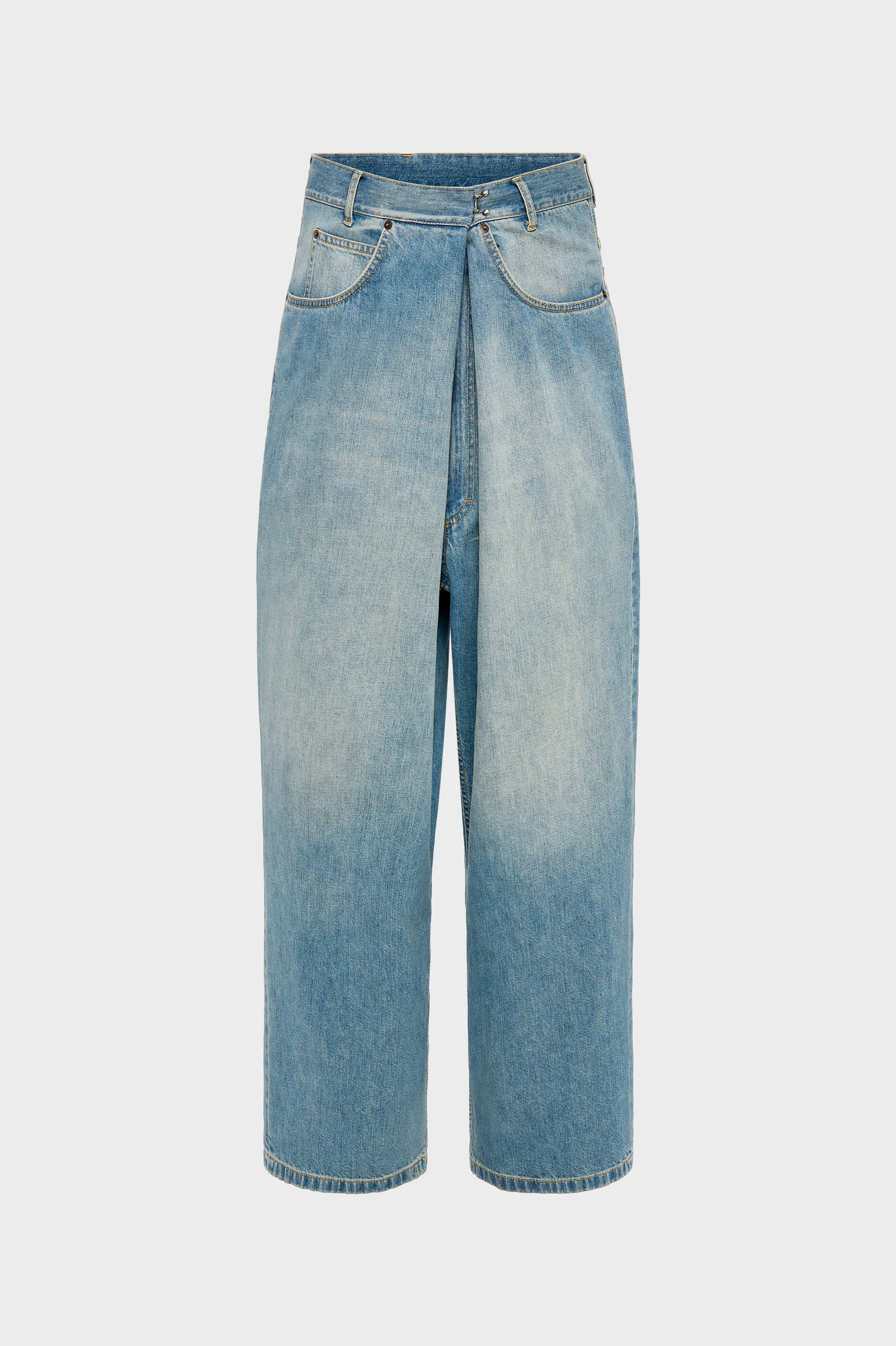 Jean crois&eacute; en denim