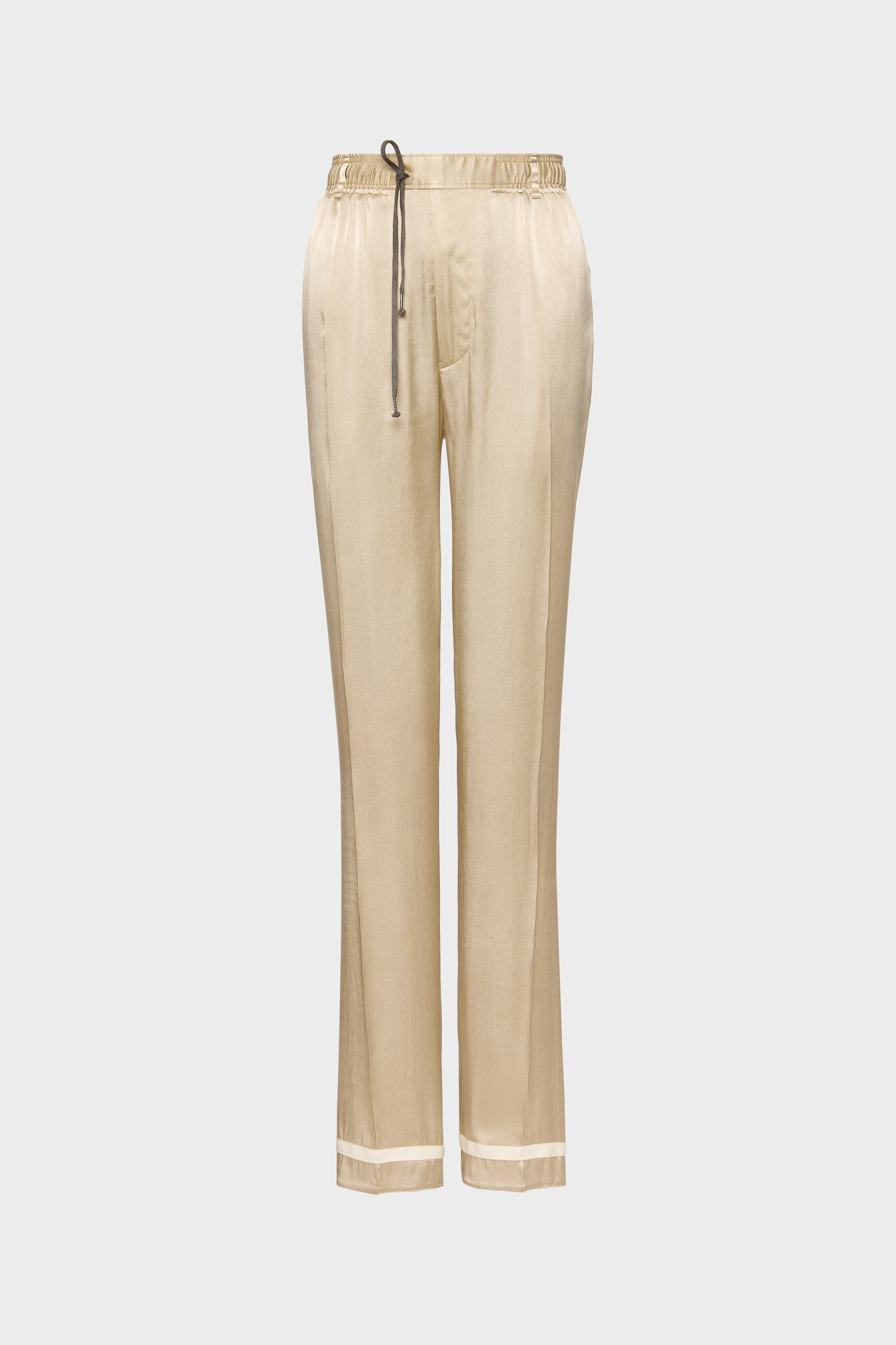 Satin Drawstring Trousers