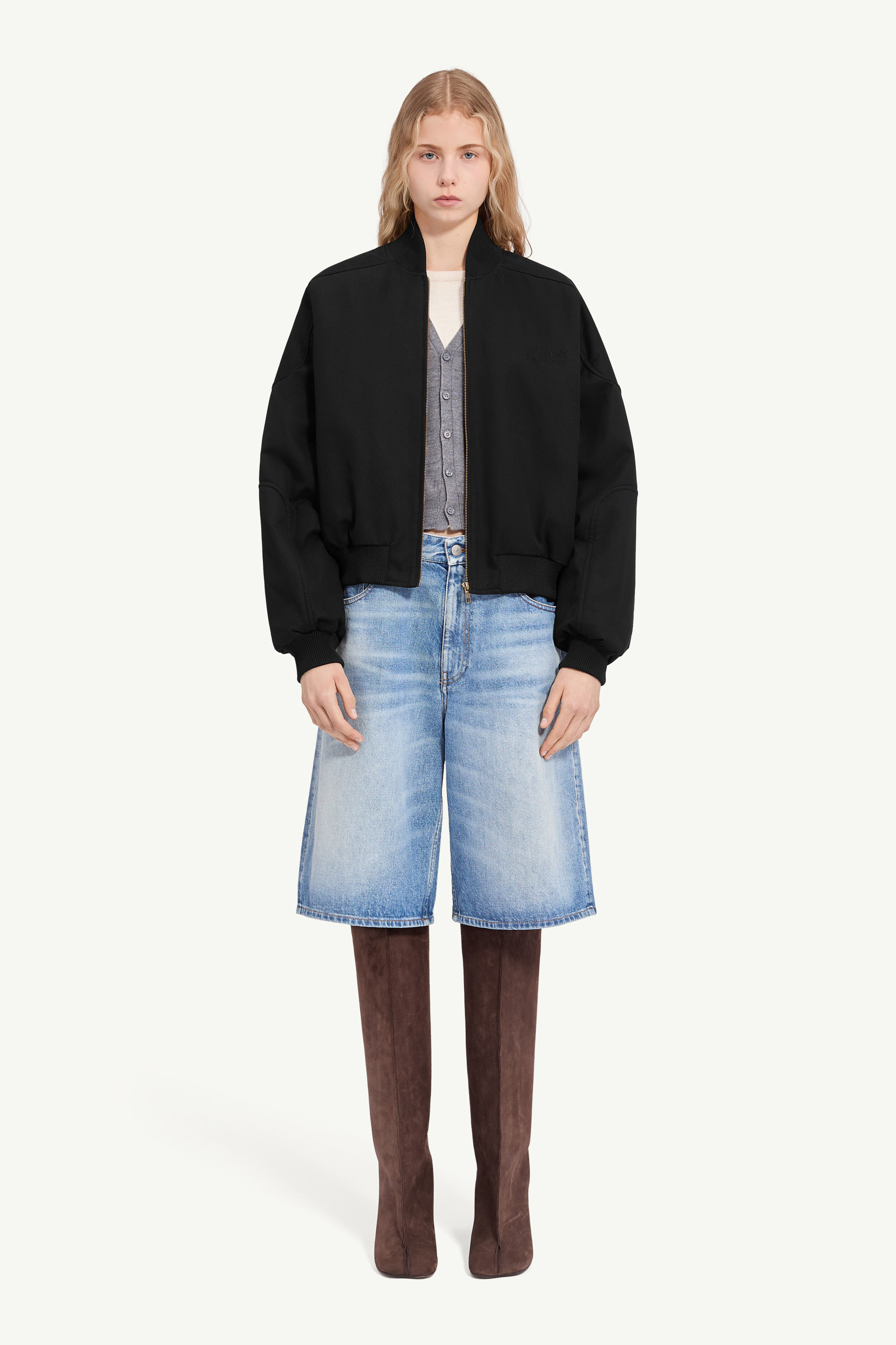 Chaqueta de sarga de algod&oacute;n