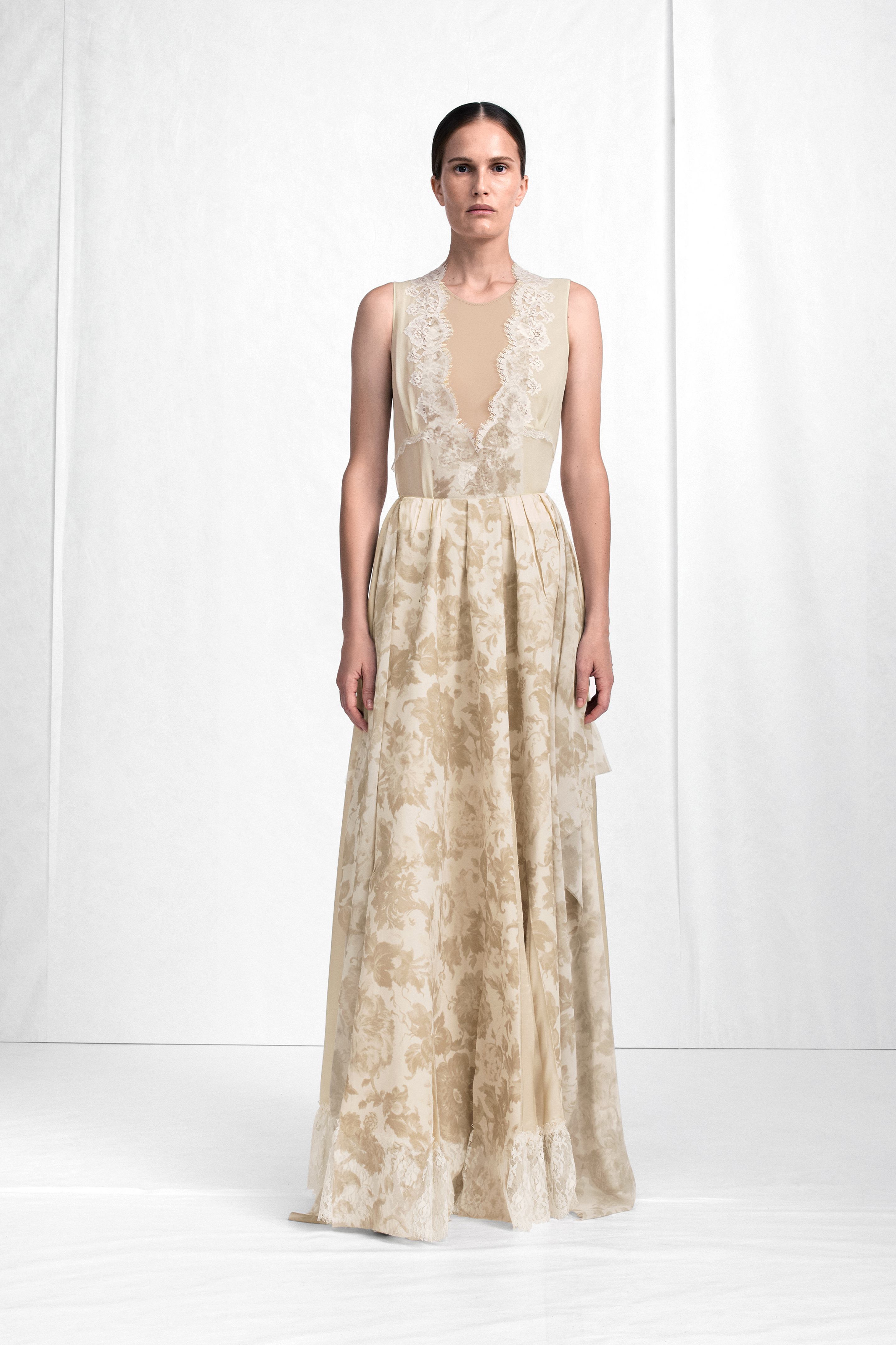 Fusion Floral Maxi Skirt