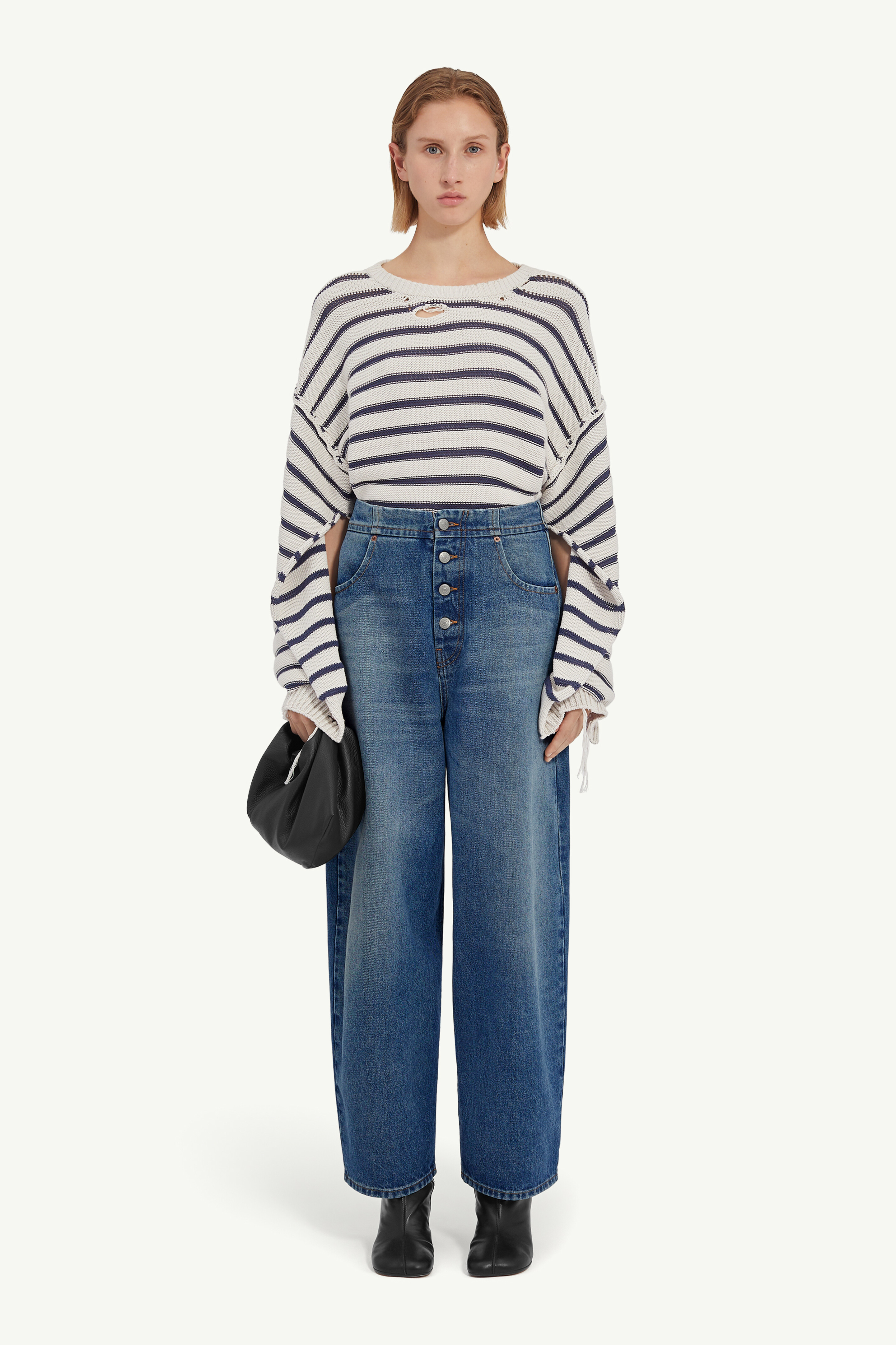 Straight leg jeans