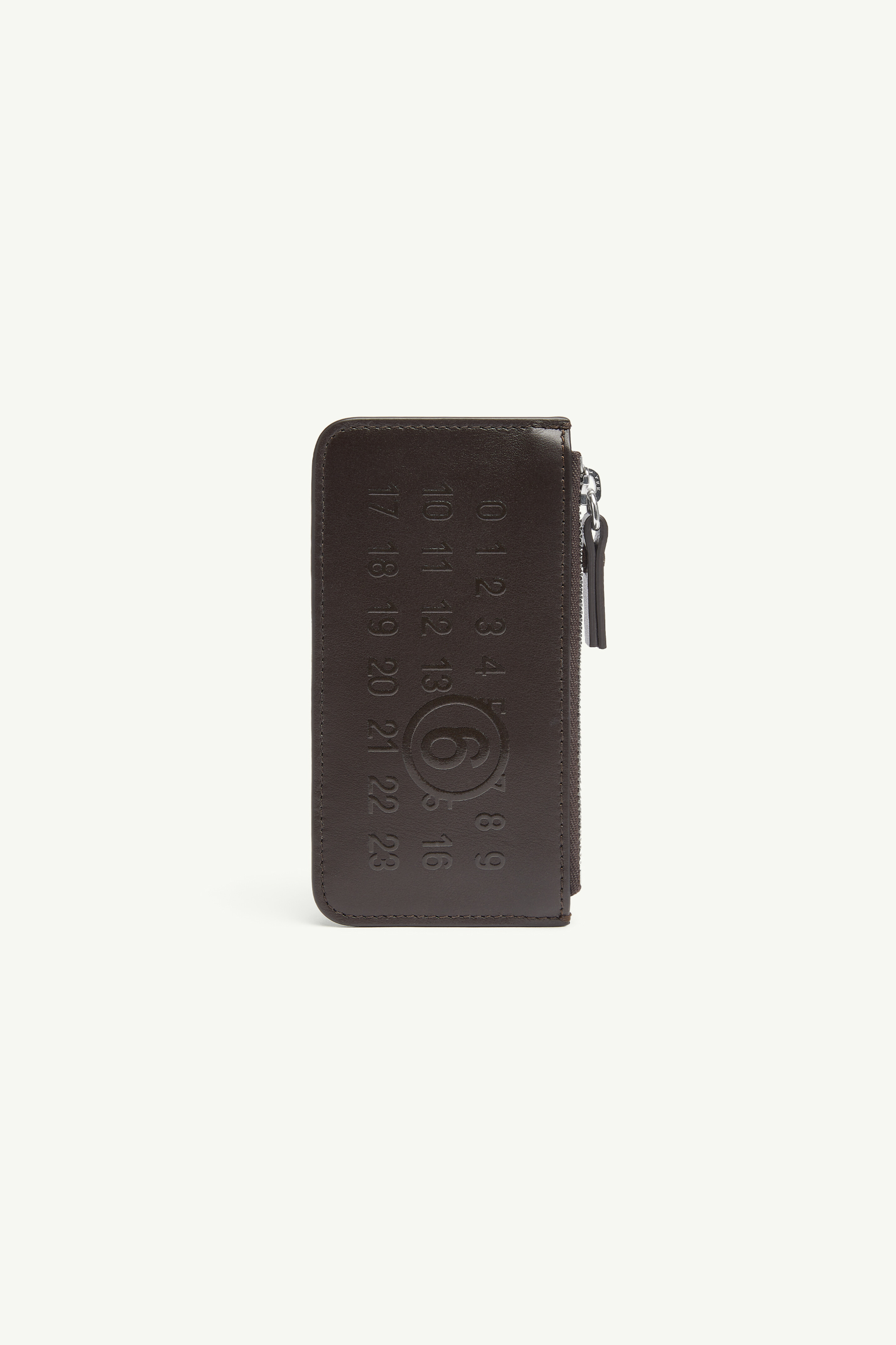 Numeric signature zip cardholder