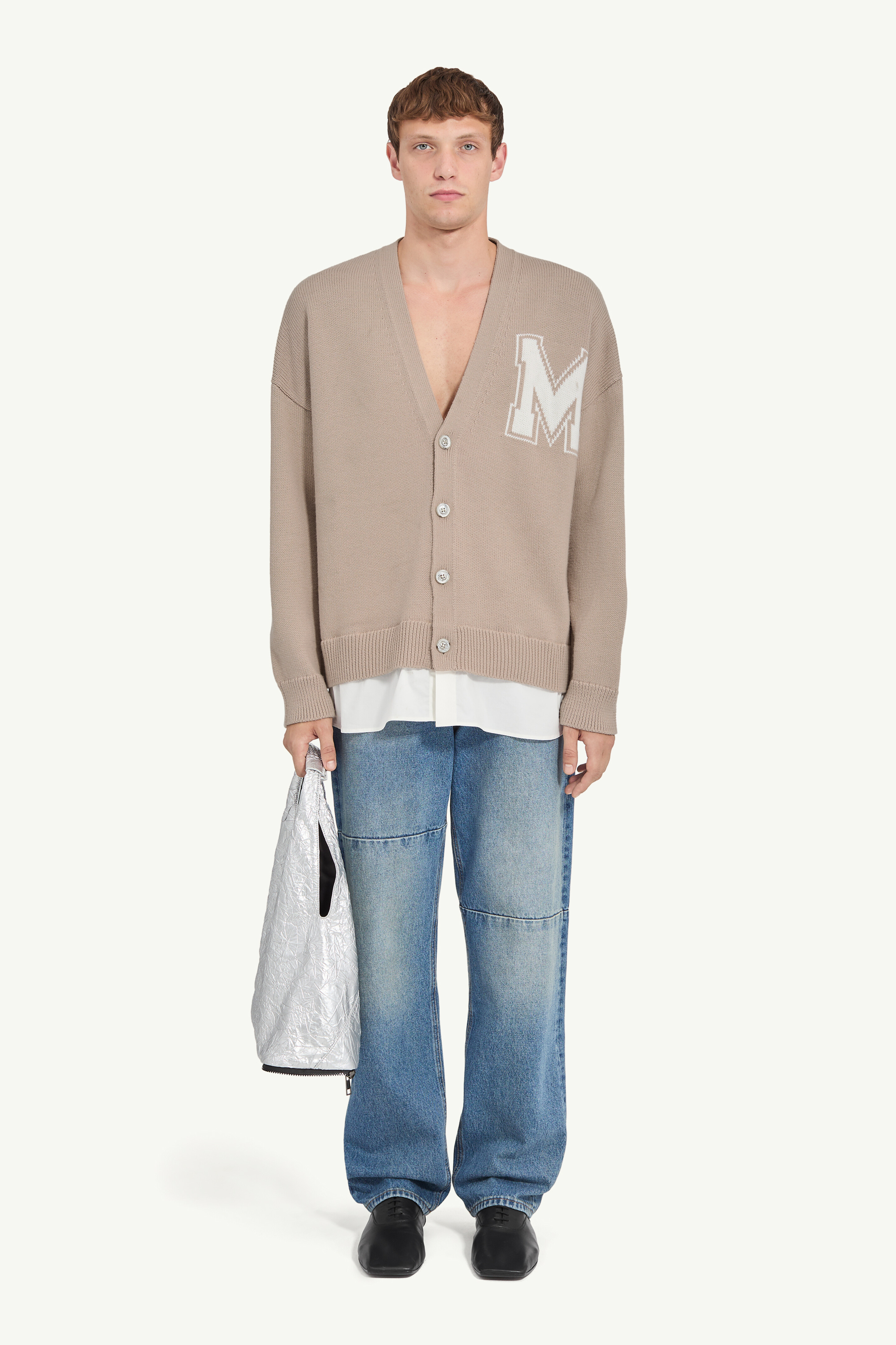 Two-in-one knit cardigan