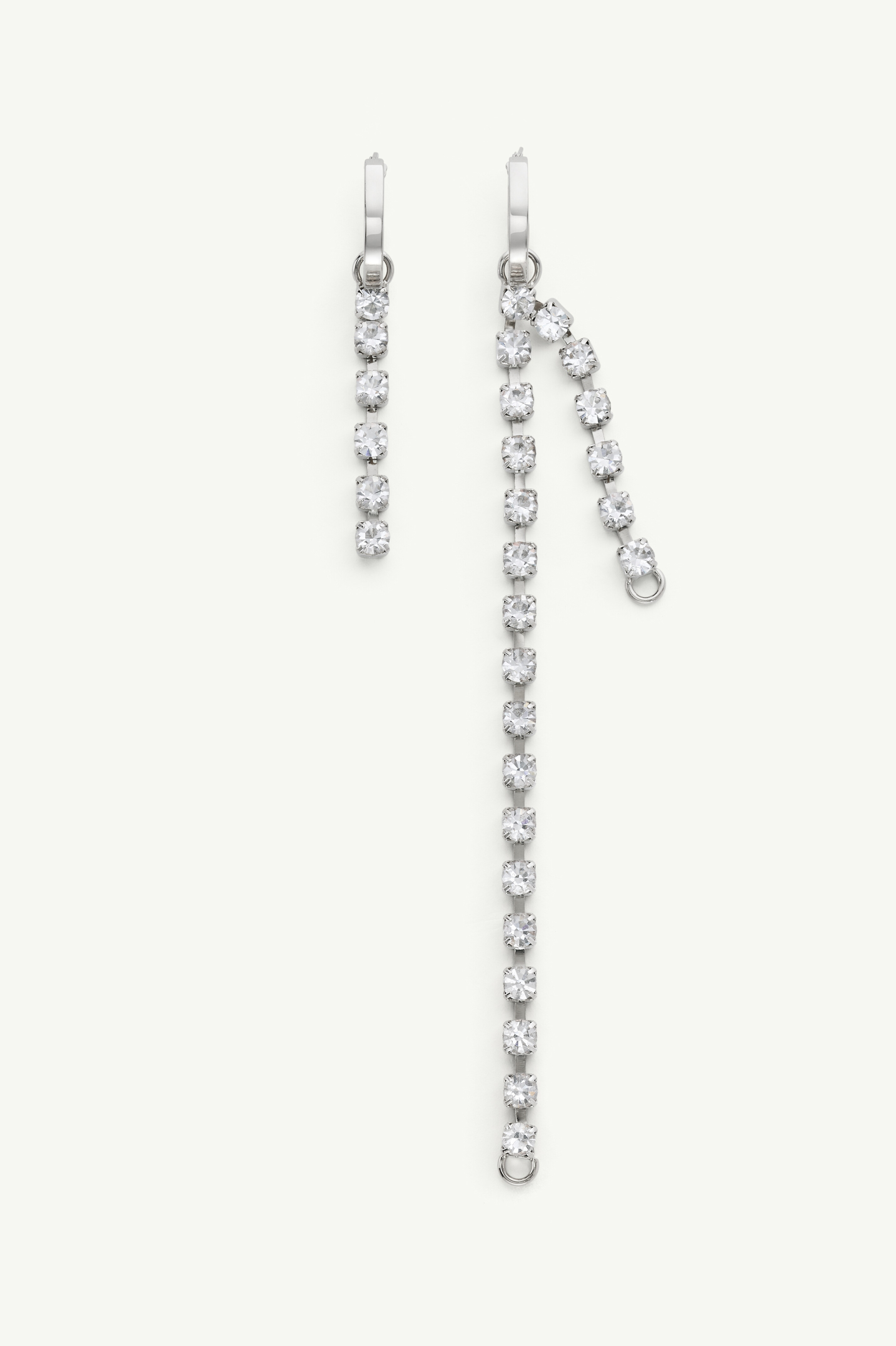 Rhinestone drop earrings