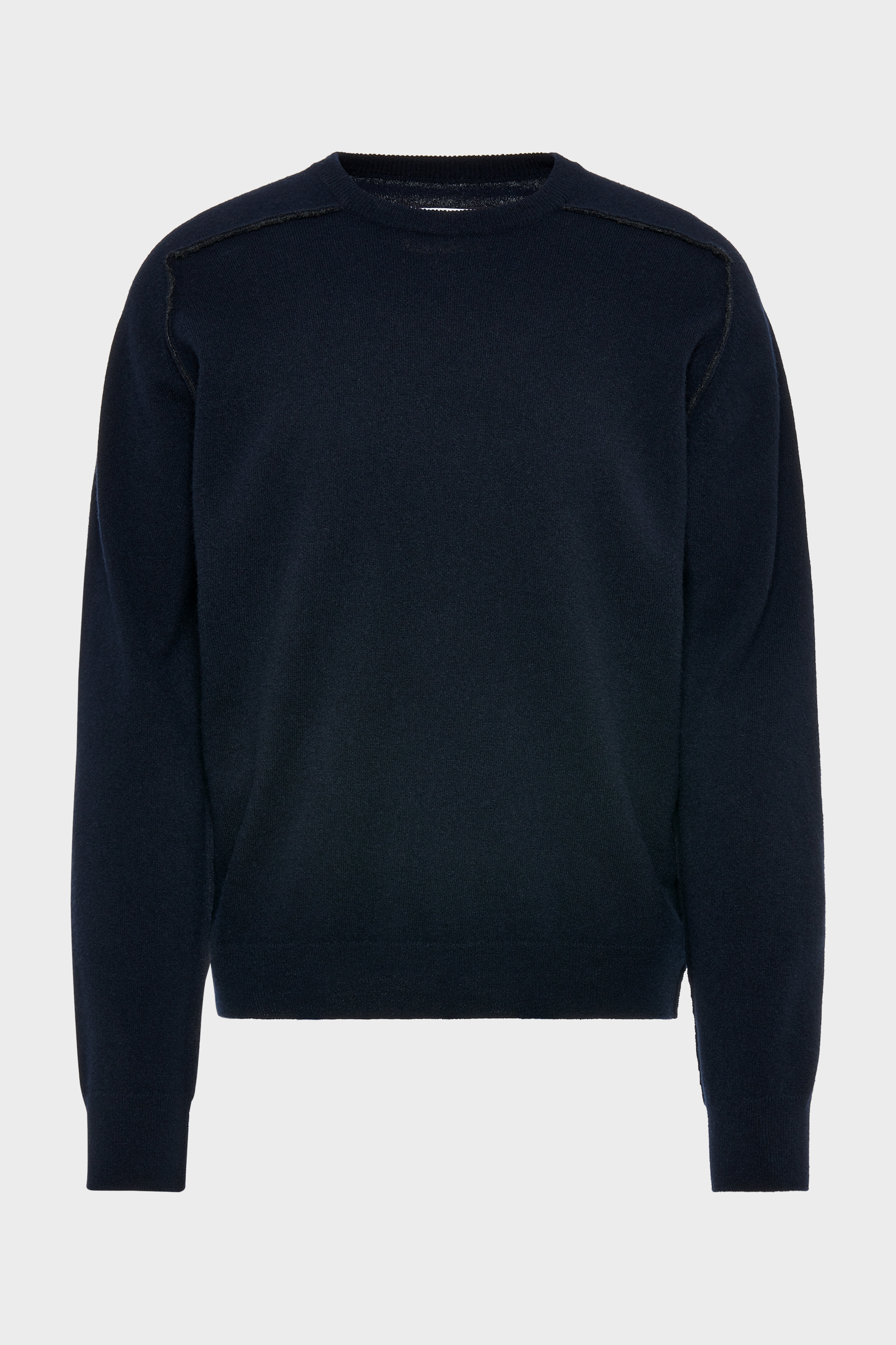 Maglia girocollo in lana vergine