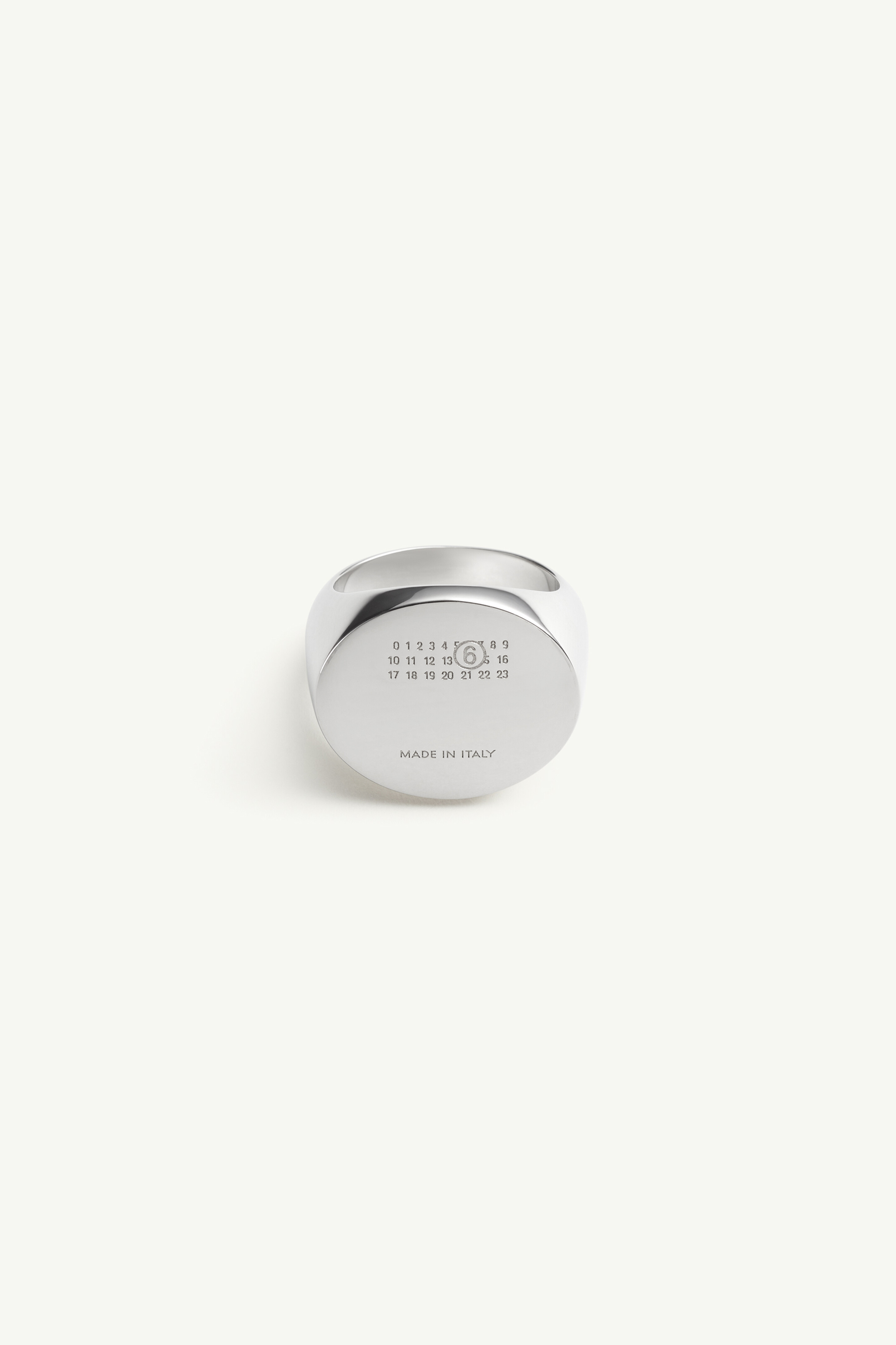 Numeric oval ring